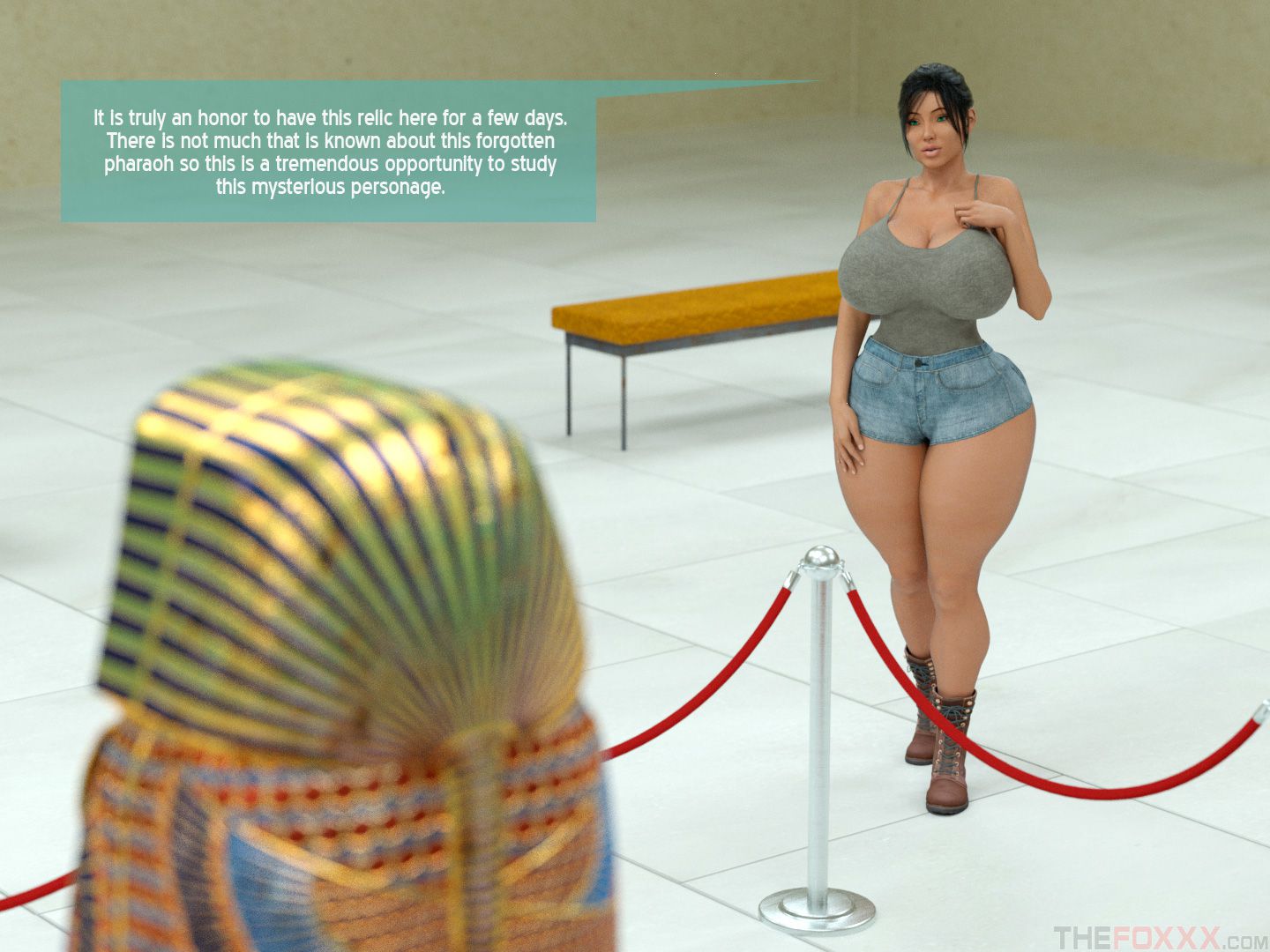 Vixensville Canon Story [The FOXXX] Episode 13 - A Horny Mummy In The Museum - [The FOXXX] – page 4