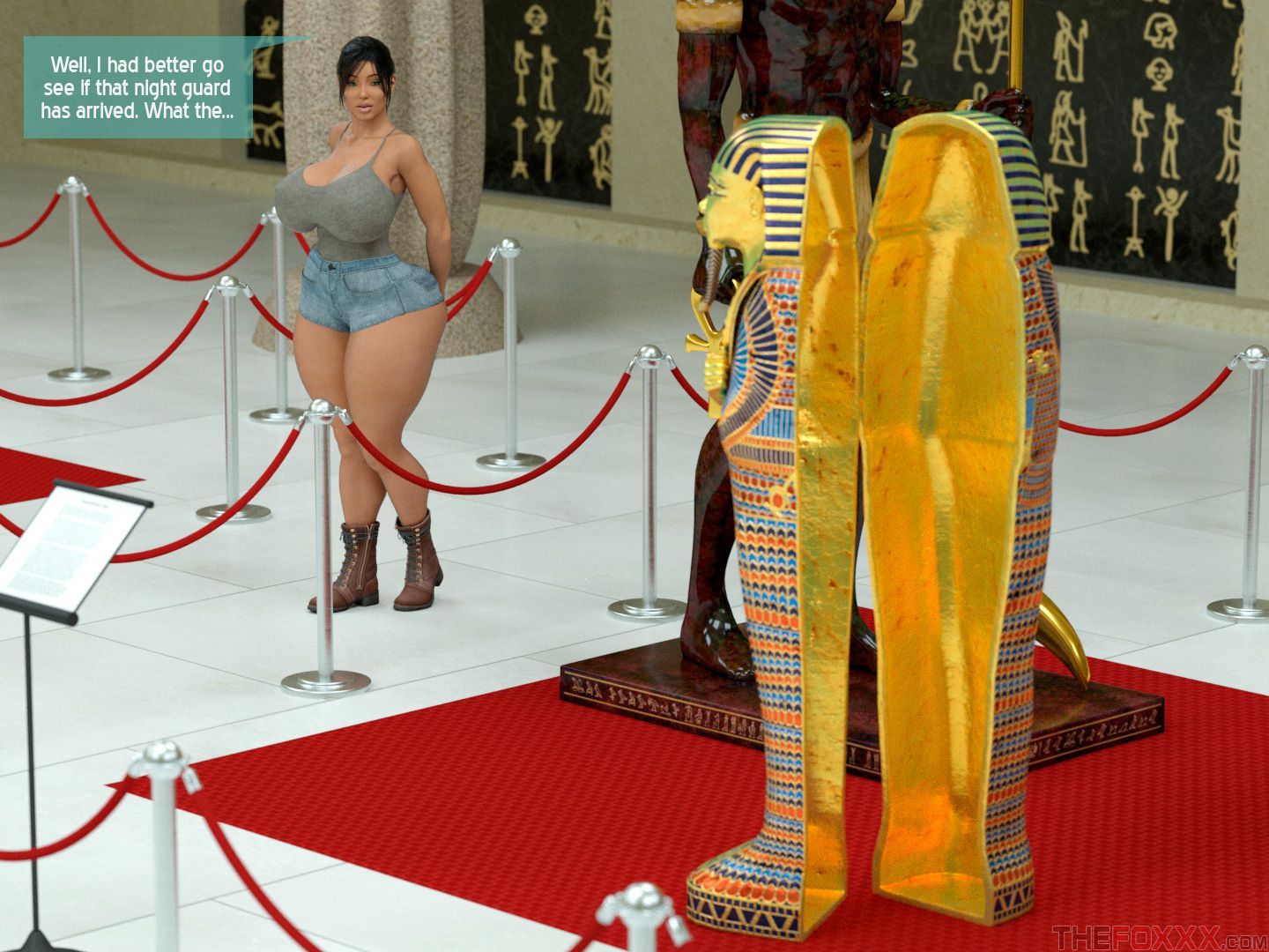 Vixensville Canon Story [The FOXXX] Episode 13 - A Horny Mummy In The Museum - [The FOXXX] – page 9
