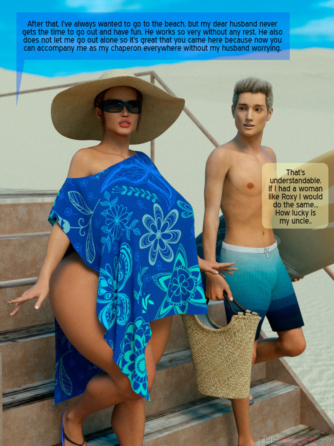 Vixensville Canon Story [The FOXXX] Episode 11 - Beach Day - [The FOXXX] – page 3