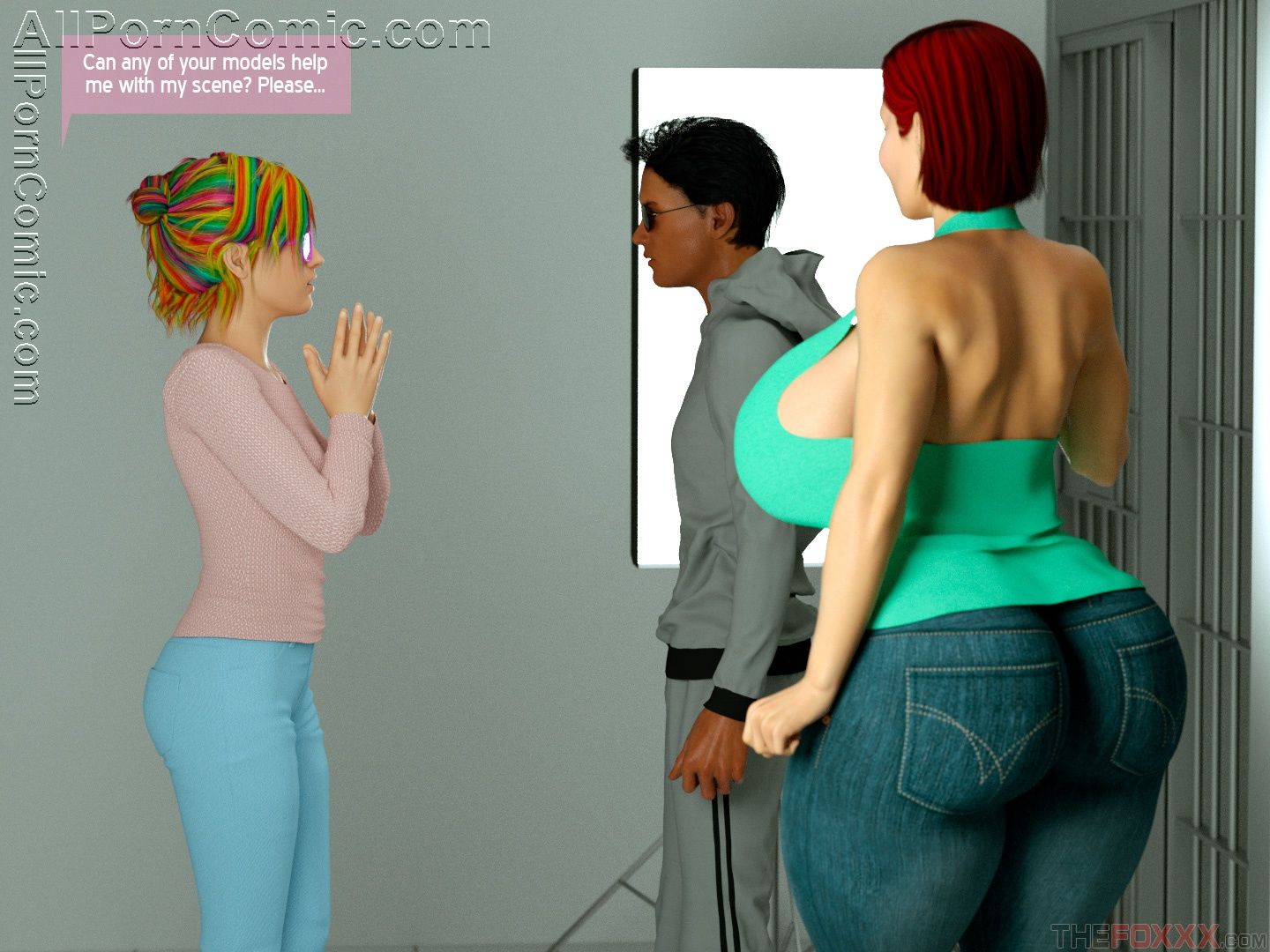 Vixensville Canon Story [The FOXXX] Episode 34 - Unexpected Job Opportunity I - [The FOXXX] – page 3
