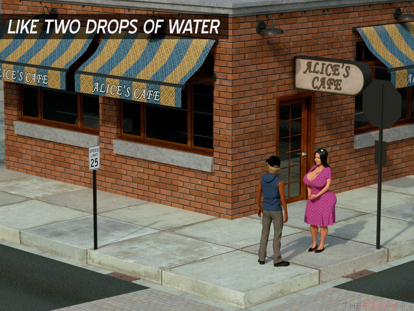 Vixensville Canon Story [The FOXXX] Episode 39 - Like Two Drops Of Water - [The FOXXX] – page 1