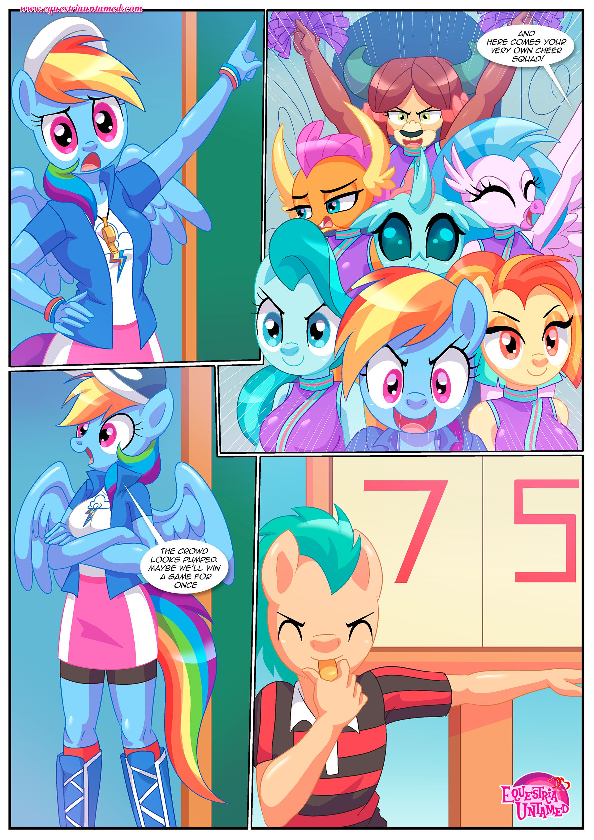 Extra Cheer Practice (My Little Pony: Friendship Magic) [Palcomix] 1 . Extra Cheer Practice - Chapter 1 (My Little Pony: Friendship Magic) [Palcomix] – page 4