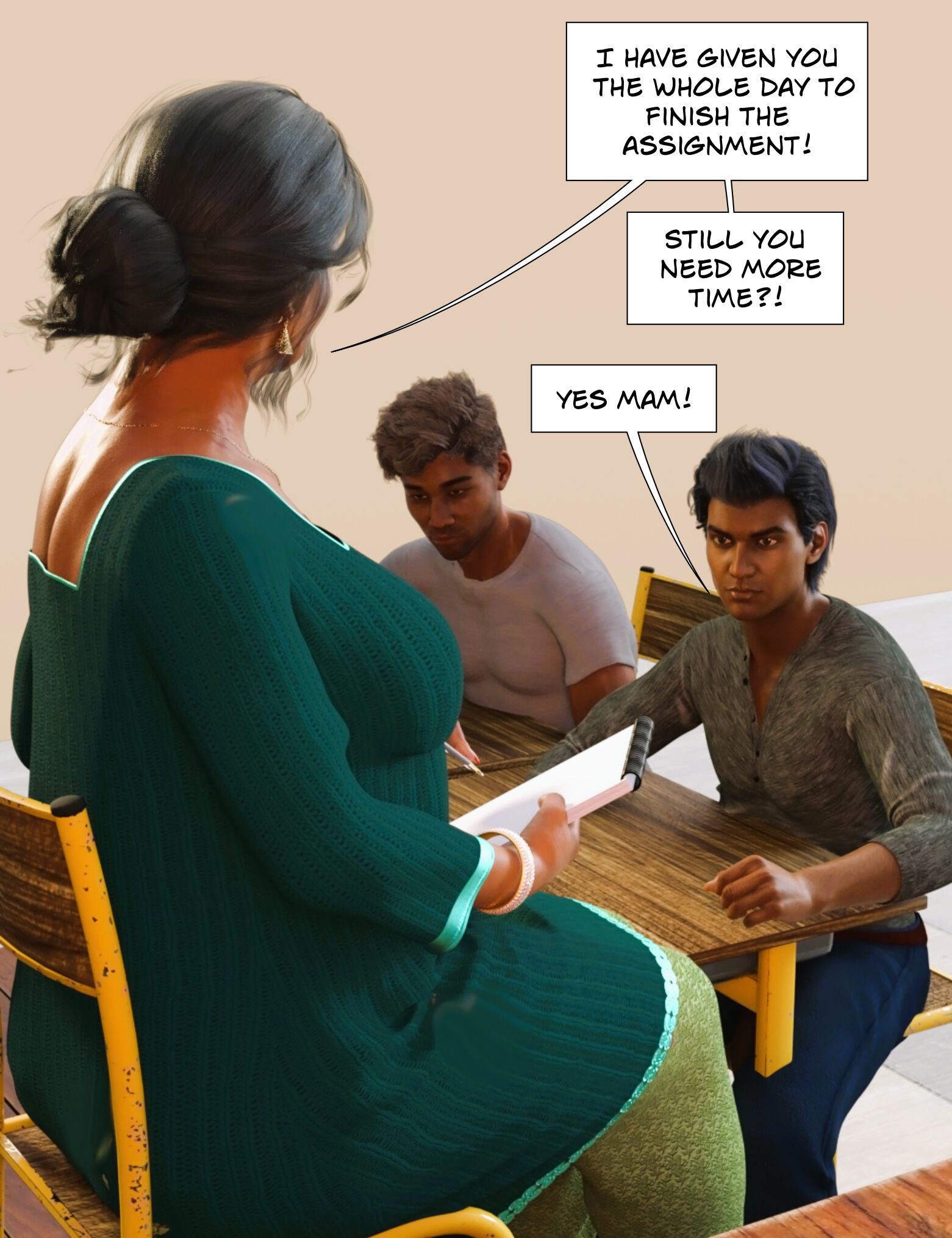 Silk Route – Mom &amp; Me [Silk Route | Ira Raman] 11.5 . Silk Route - Mom & Me - Double Trouble - Chapter 11.5 [Ira Raman] – page 5