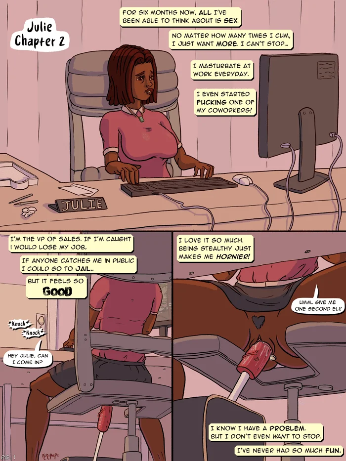 Julie’s Addiction [Kikipepe] 2 . Julie's Addiction - Chapter 2 [Kikipepe] – page 1