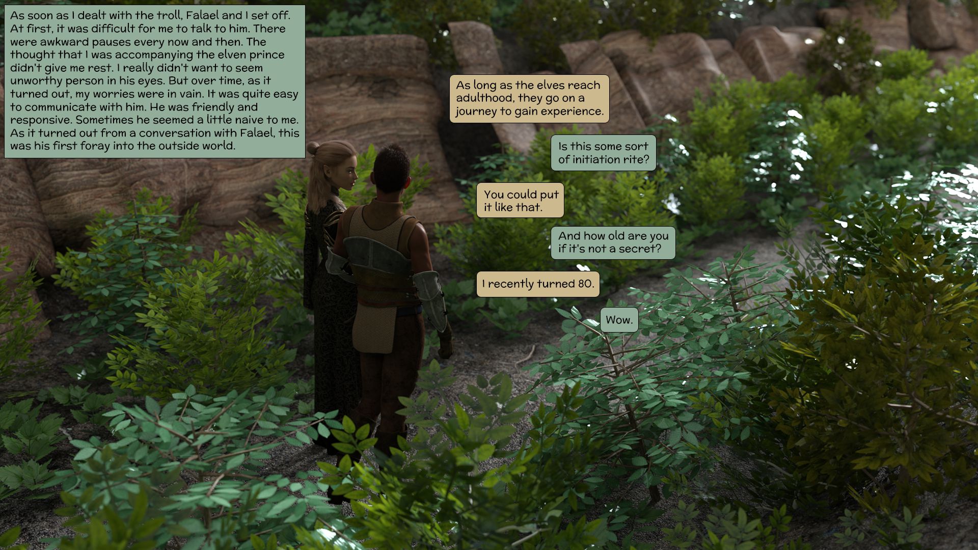 My Comrade Is An Elven Prince [Kizaru3D] 1 . My Comrade Is An Elven Prince - Chapter 1 [Kizaru3D] – page 13
