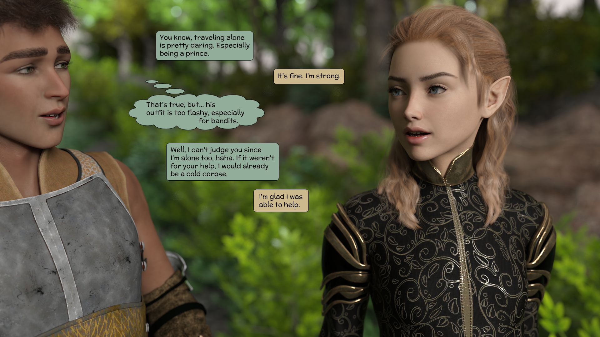 My Comrade Is An Elven Prince [Kizaru3D] 1 . My Comrade Is An Elven Prince - Chapter 1 [Kizaru3D] – page 14