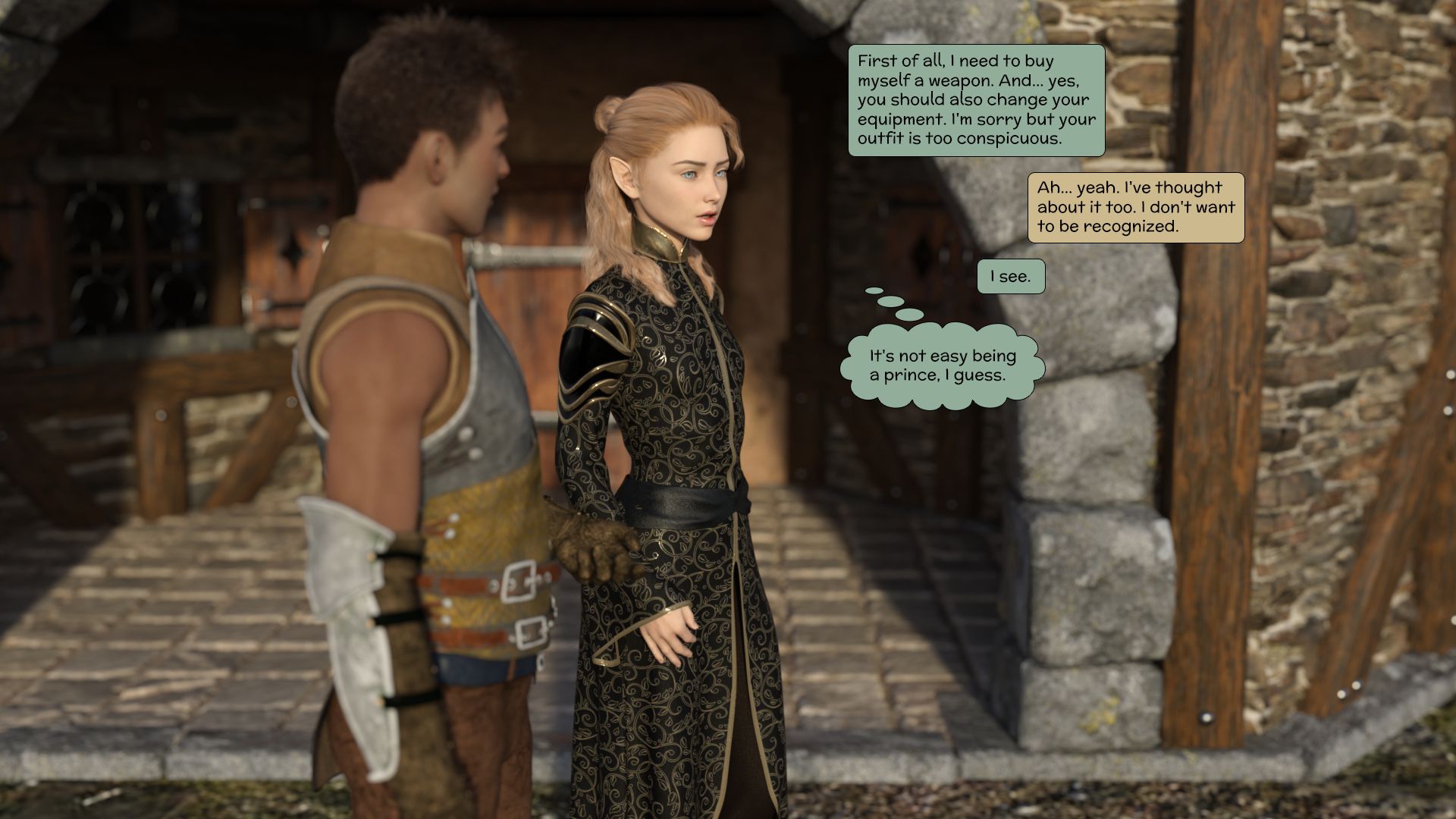My Comrade Is An Elven Prince [Kizaru3D] 1 . My Comrade Is An Elven Prince - Chapter 1 [Kizaru3D] – page 18