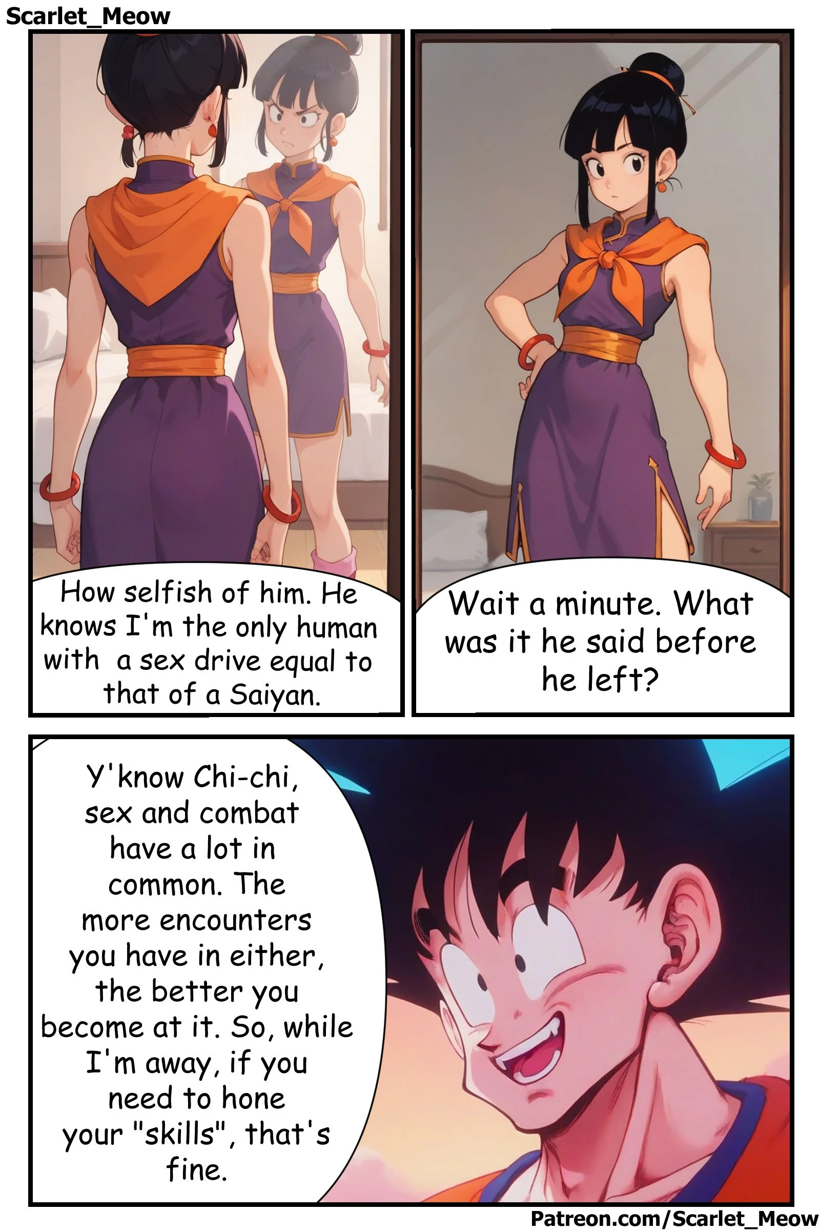 Goku’s Absence (Dragon Ball) [Scarlet Meow] 1 . Goku's Absence - Chapter 1 (Dragon Ball) [Scarlet Meow] – page 3