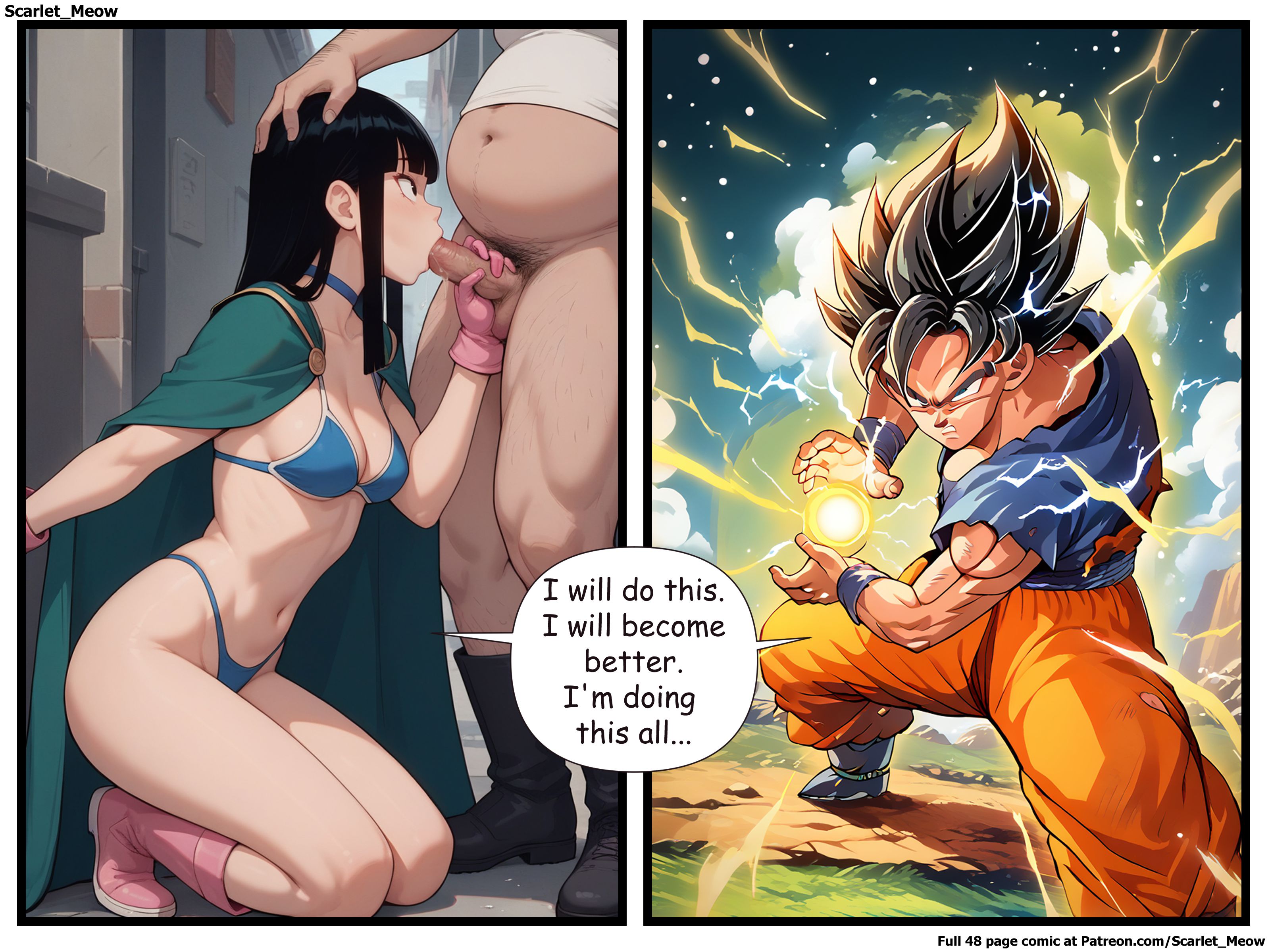 Goku’s Absence (Dragon Ball) [Scarlet Meow] 2 . Goku's Absence - Chapter 2 (Dragon Ball) [Scarlet Meow] – page 12