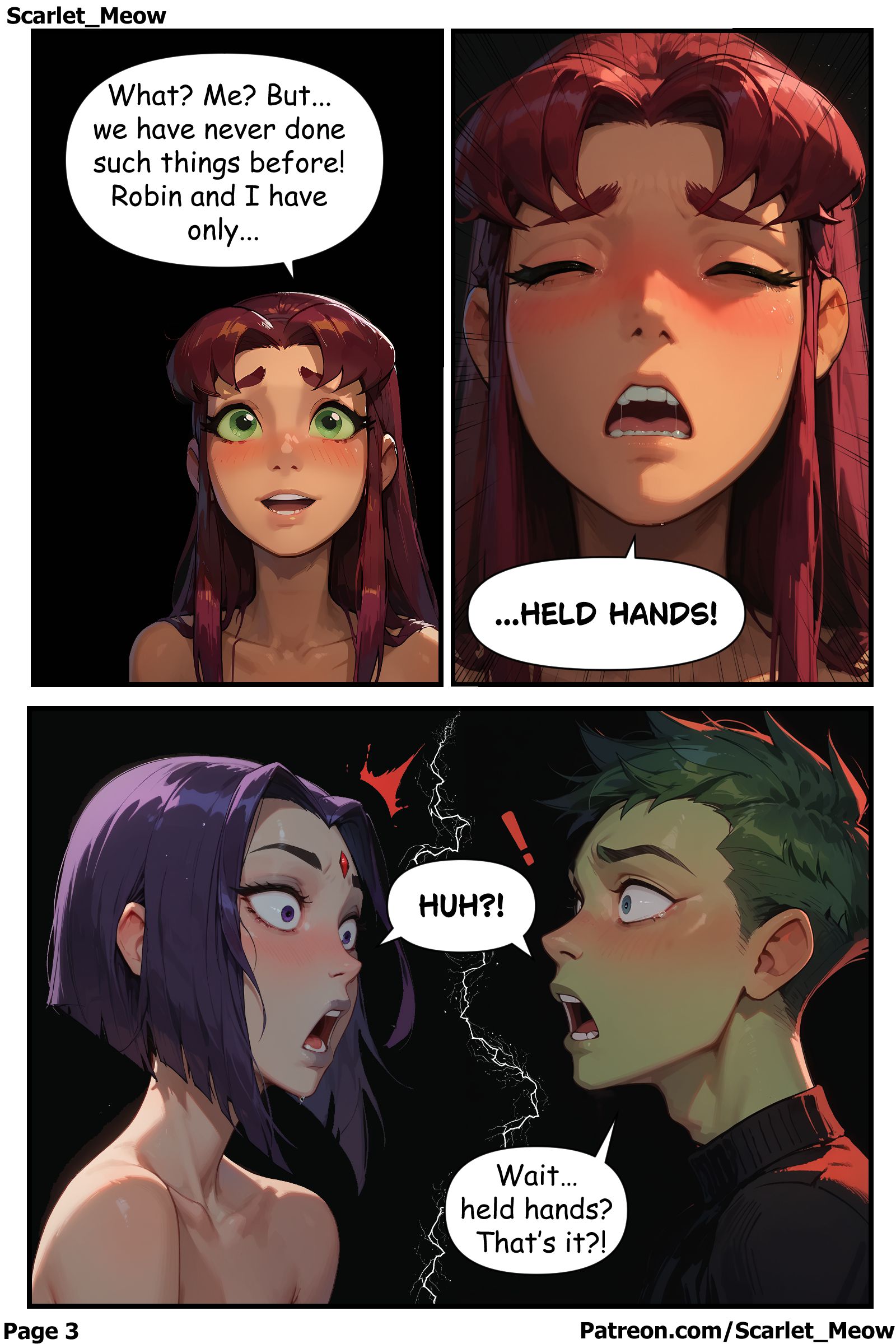 Promises Are Made To Be Kept (Teen Titans) [Scarlet Meow] 4 . Promises Are Made To Be Kept - Chapter 4 (Teen Titans) [Scarlet Meow] – page 4