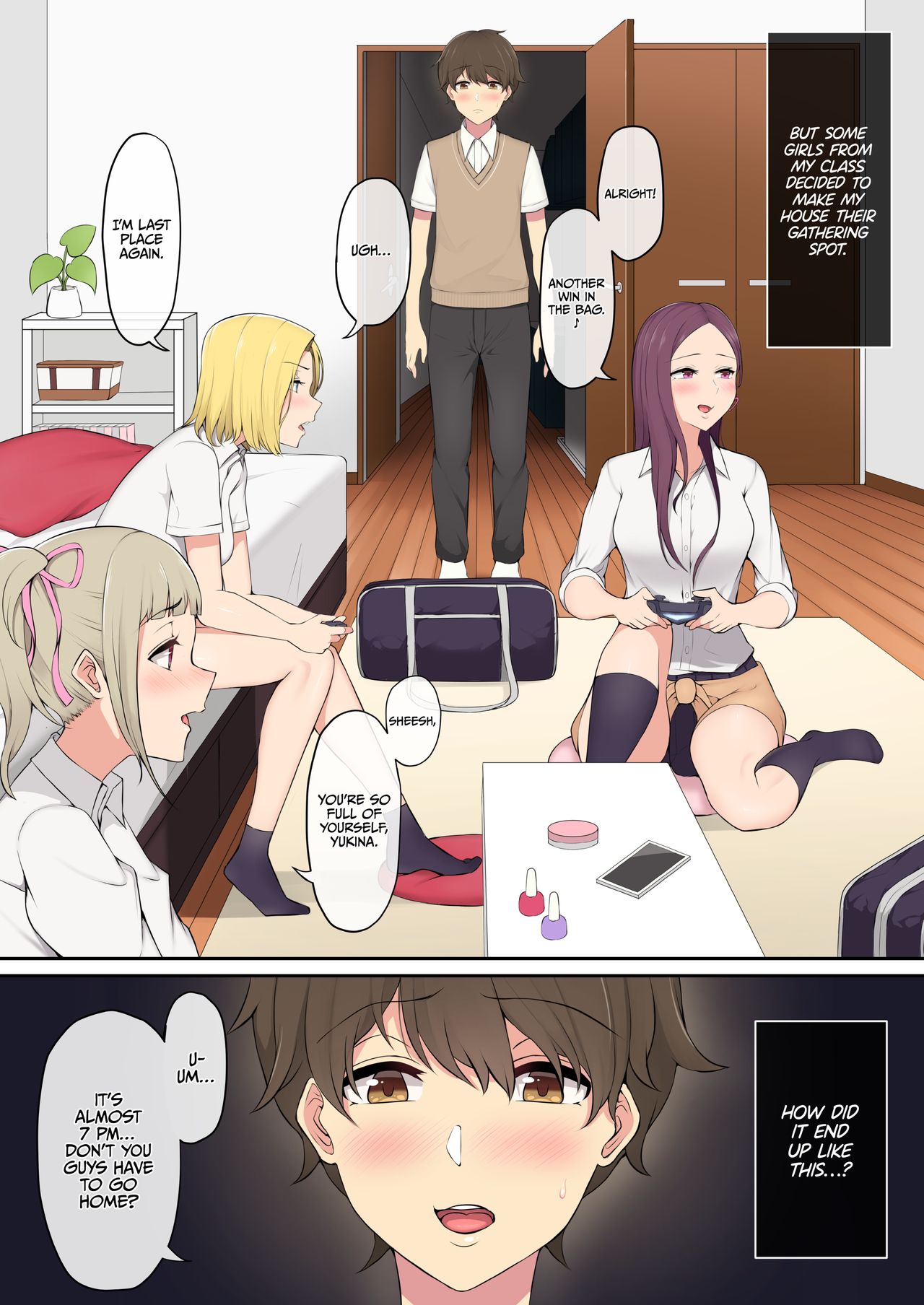 Imaizumi Brings All The Gyarus To His House [Nori5rou] 1 . Imaizumi Brings All The Gyarus To His House - Chapter 1 [Nori5rou] – page 3