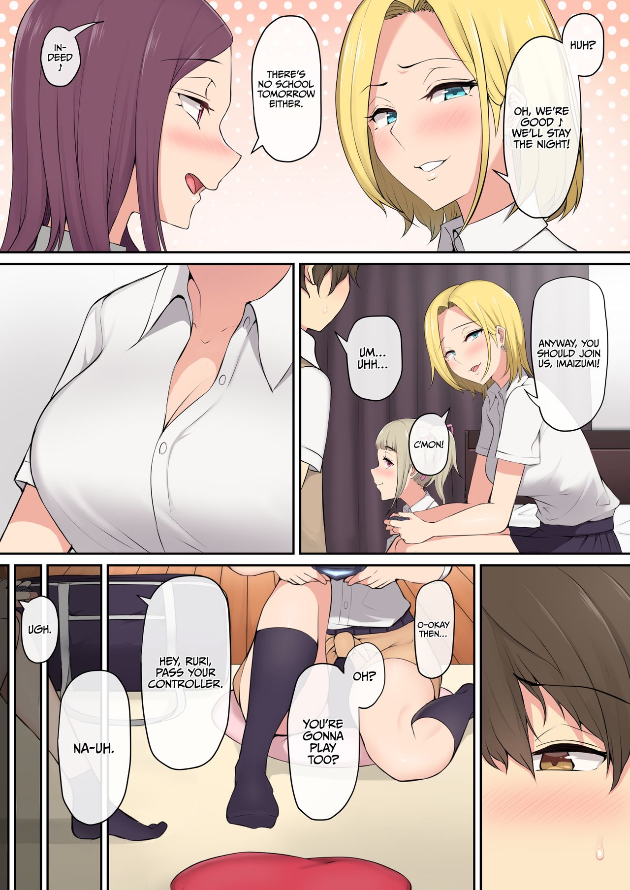 Imaizumi Brings All The Gyarus To His House [Nori5rou] 1 . Imaizumi Brings All The Gyarus To His House - Chapter 1 [Nori5rou] – page 4