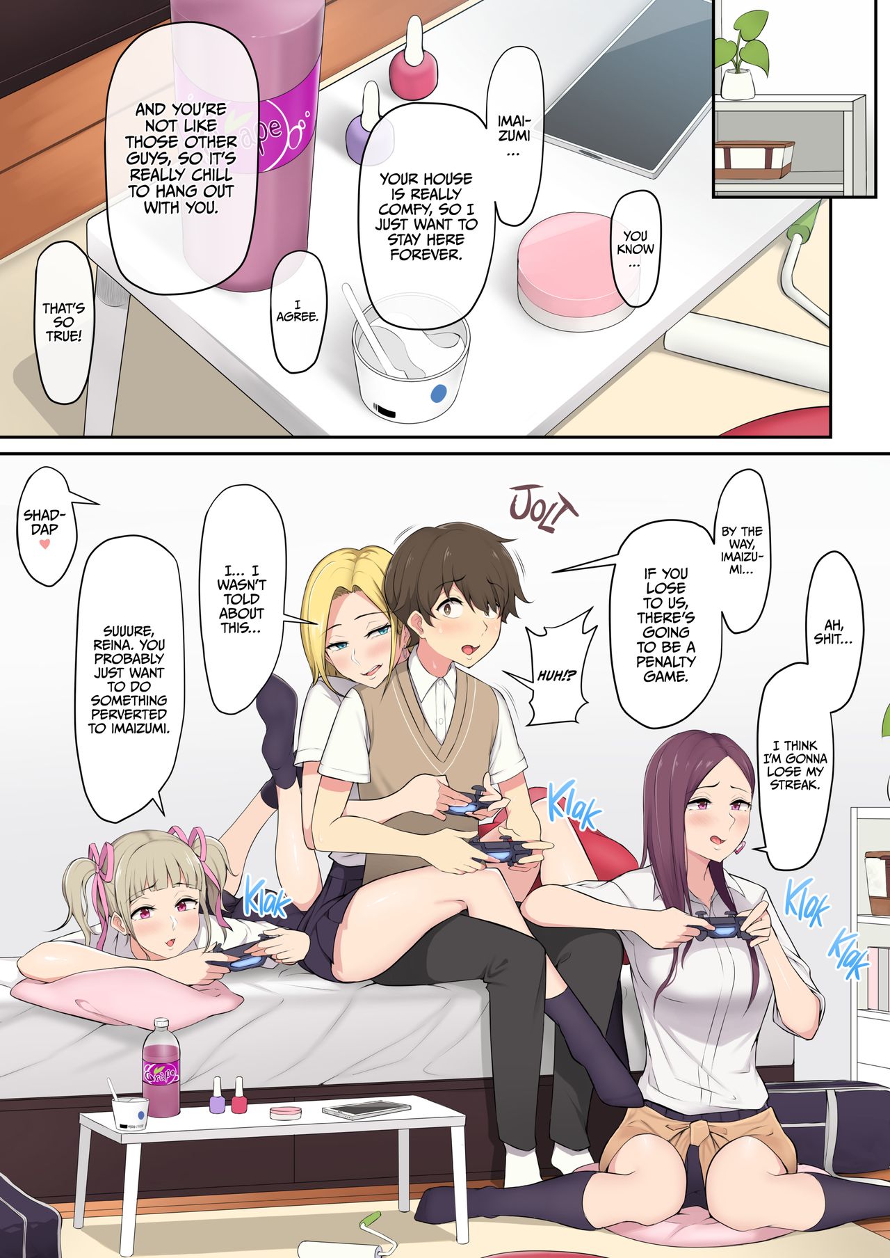 Imaizumi Brings All The Gyarus To His House [Nori5rou] 1 . Imaizumi Brings All The Gyarus To His House - Chapter 1 [Nori5rou] – page 5