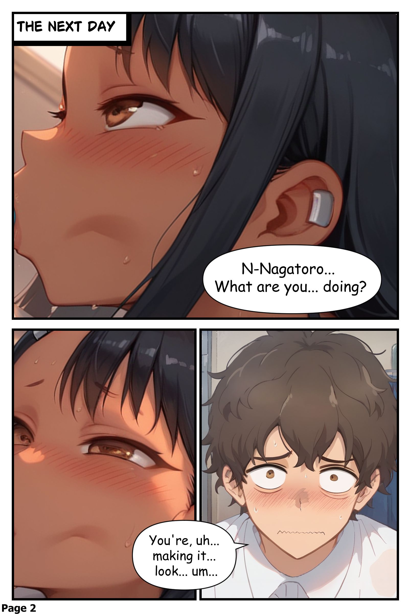 College Days (Don’t Toy With Me Miss Nagatoro) [Scarlet Meow] 2 . College Days - Chapter 2 (Don't Toy With Me Miss Nagatoro) [Scarlet Meow] – page 3