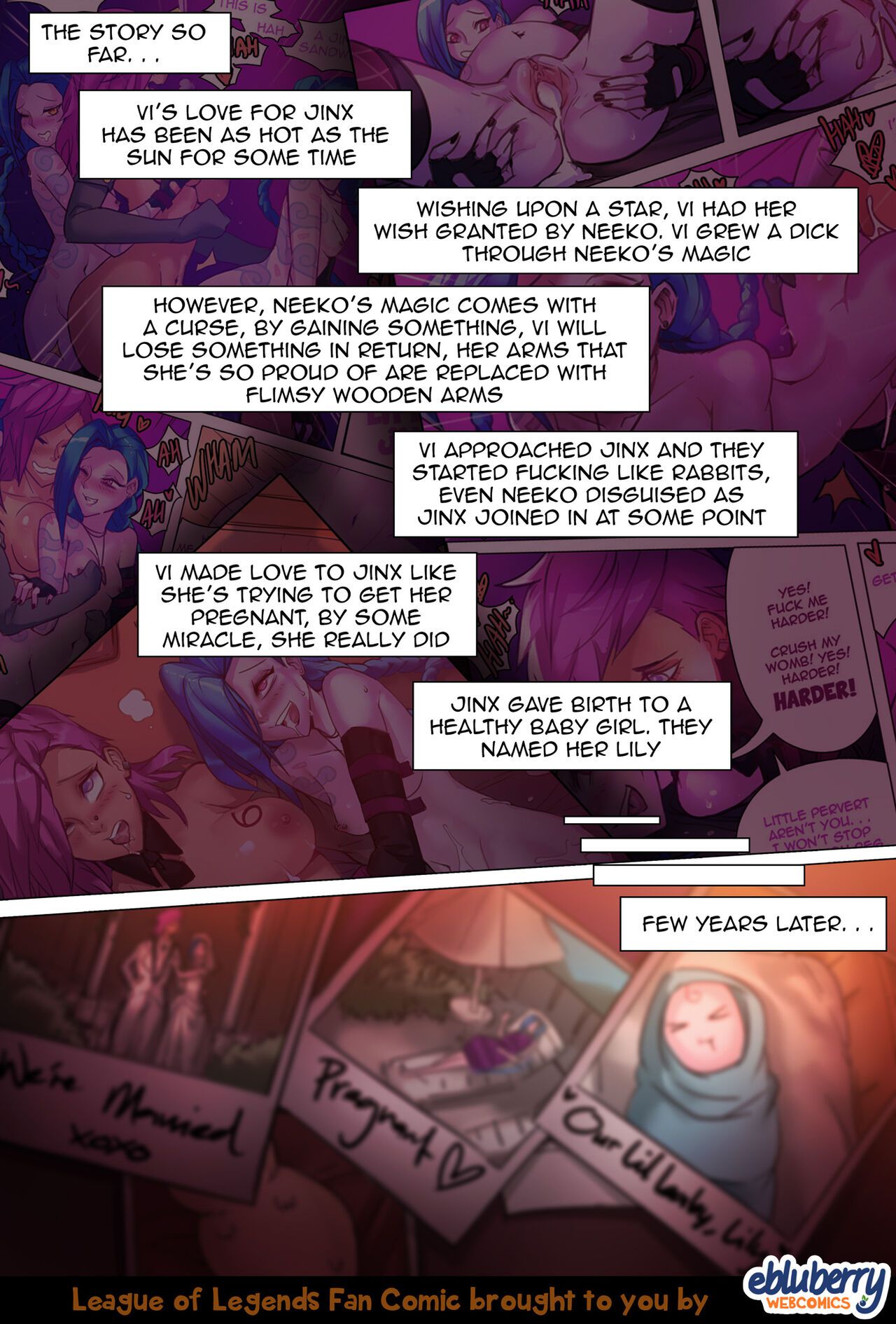 Jinx x Vi x Jinx (League of Legends) [Ebluberry] 2 . Jinx x Vi x Jinx + Caitlyn - Chapter 2 (League of Legends) [Ebluberry] – page 2
