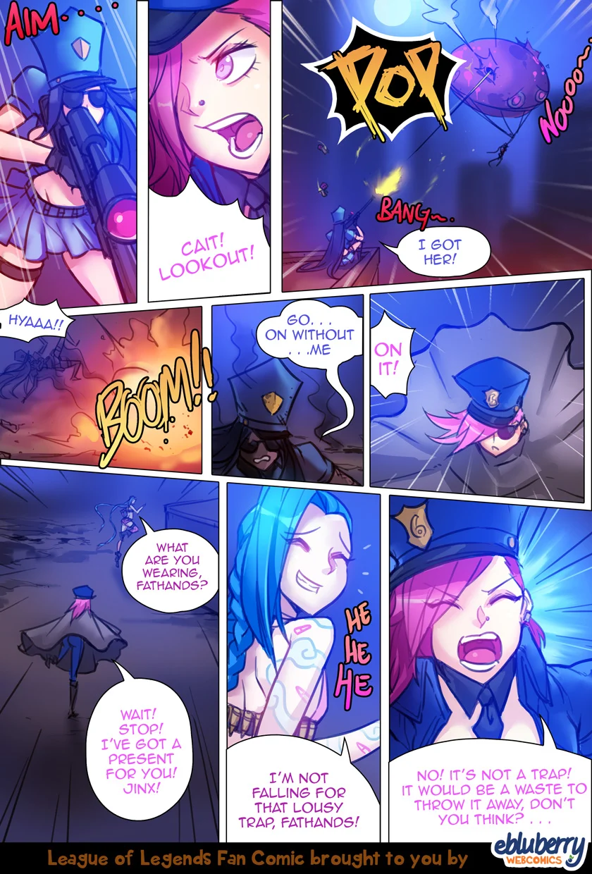 Jinx x Vi x Jinx (League of Legends) [Ebluberry] 1 . Jinx x Vi x Jinx - Chapter 1 (League of Legends) [Ebluberry] – page 11