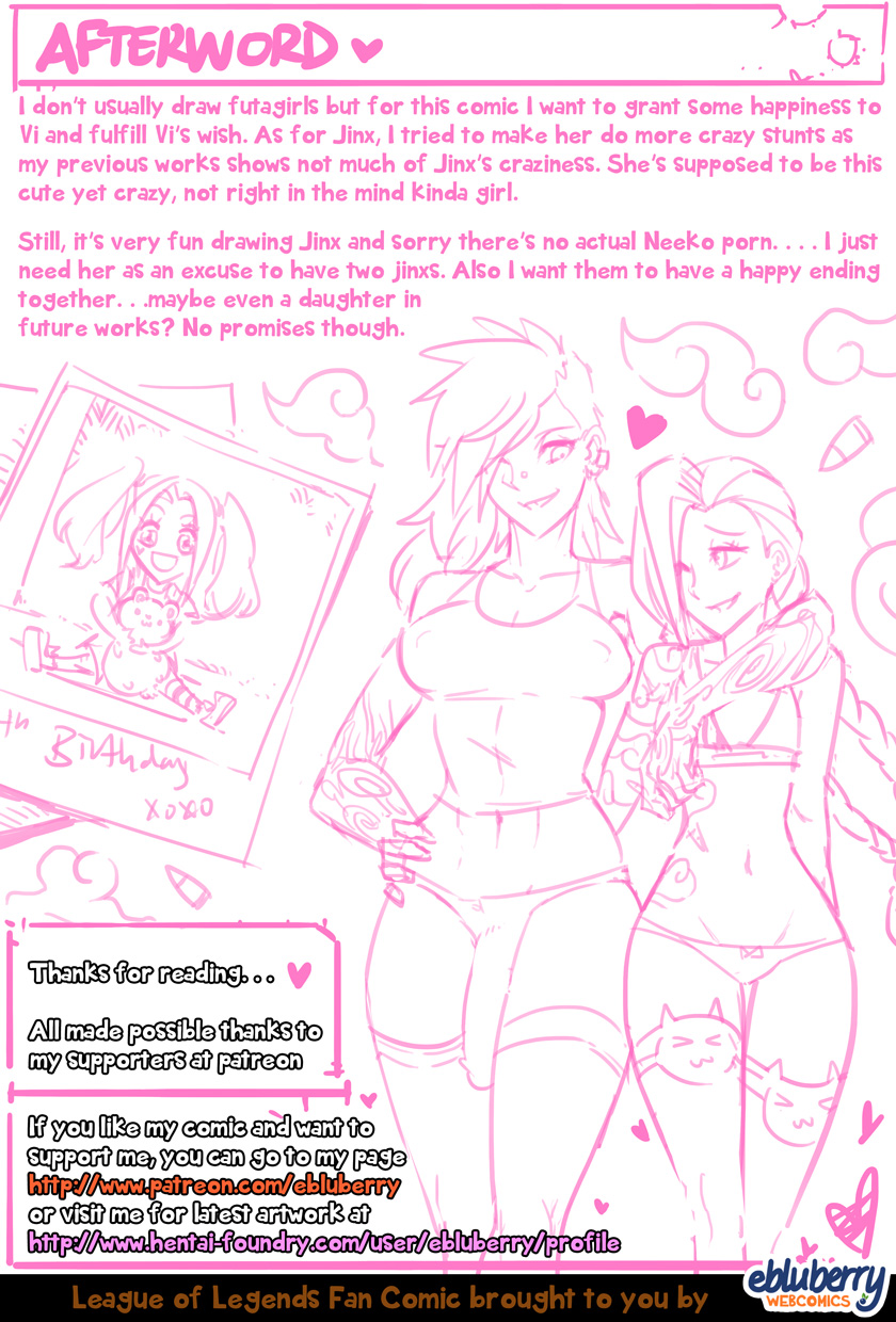 Jinx x Vi x Jinx (League of Legends) [Ebluberry] 1 . Jinx x Vi x Jinx - Chapter 1 (League of Legends) [Ebluberry] – page 34
