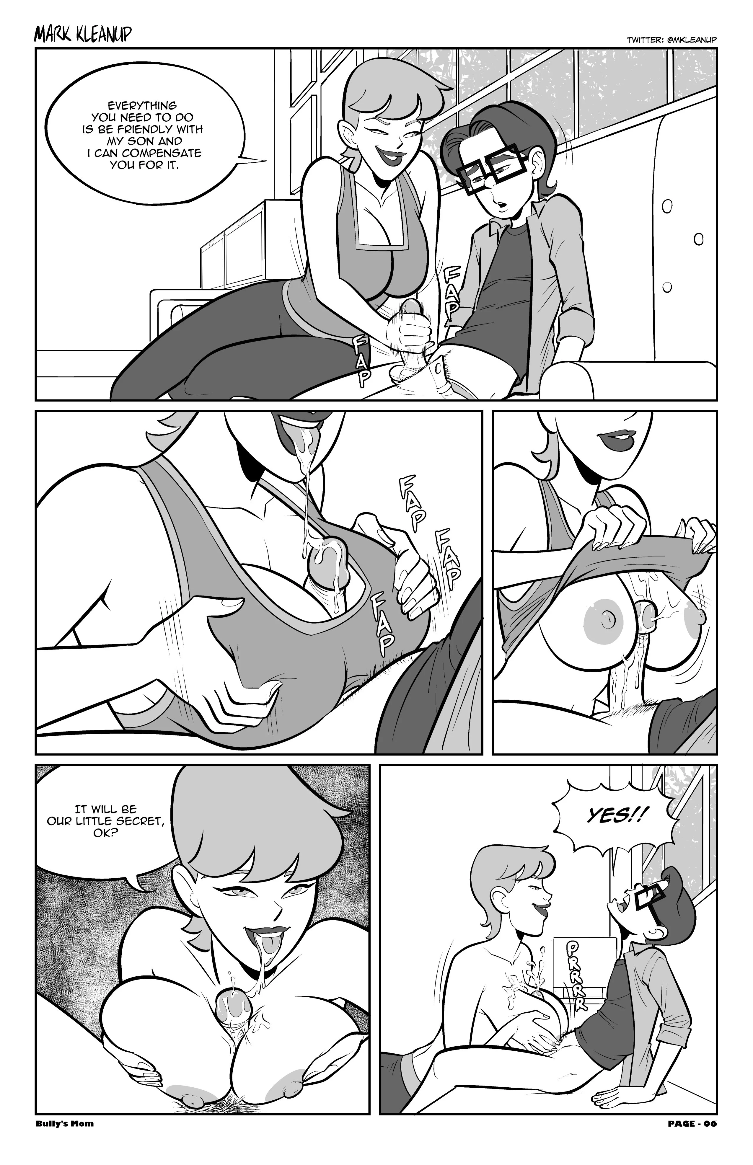 Bully’s Mom [Mark Kleanup] 1 . Bully's Mom - Chapter 1 [Mark Kleanup] – page 7