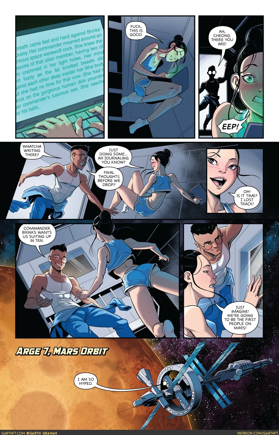 A Polycule of Mars [Garth Graham | Temporal Wolf] 1 . A Polycule of Mars - Chapter 1 [Garth Graham | Temporal Wolf] – page 17