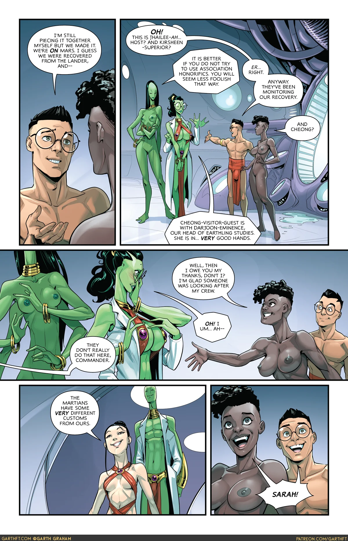 A Polycule of Mars [Garth Graham | Temporal Wolf] 3 . A Polycule of Mars - Chapter 3 [Garth Graham  Temporal Wolf] – page 3