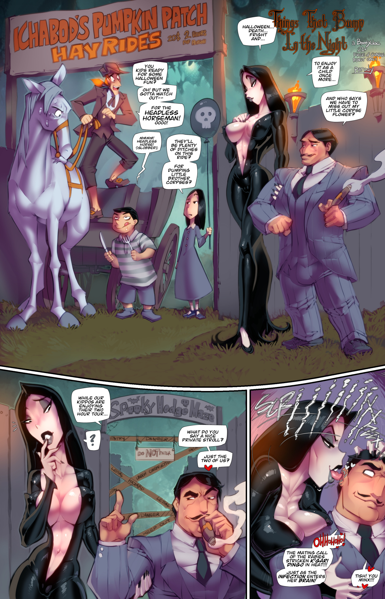 Things that Bump in the Night (Addams Family) [Fred Perry] 1 . Things that Bump in the Night - Chapter 1 (Addams Family) [Fred Perry] – page 1