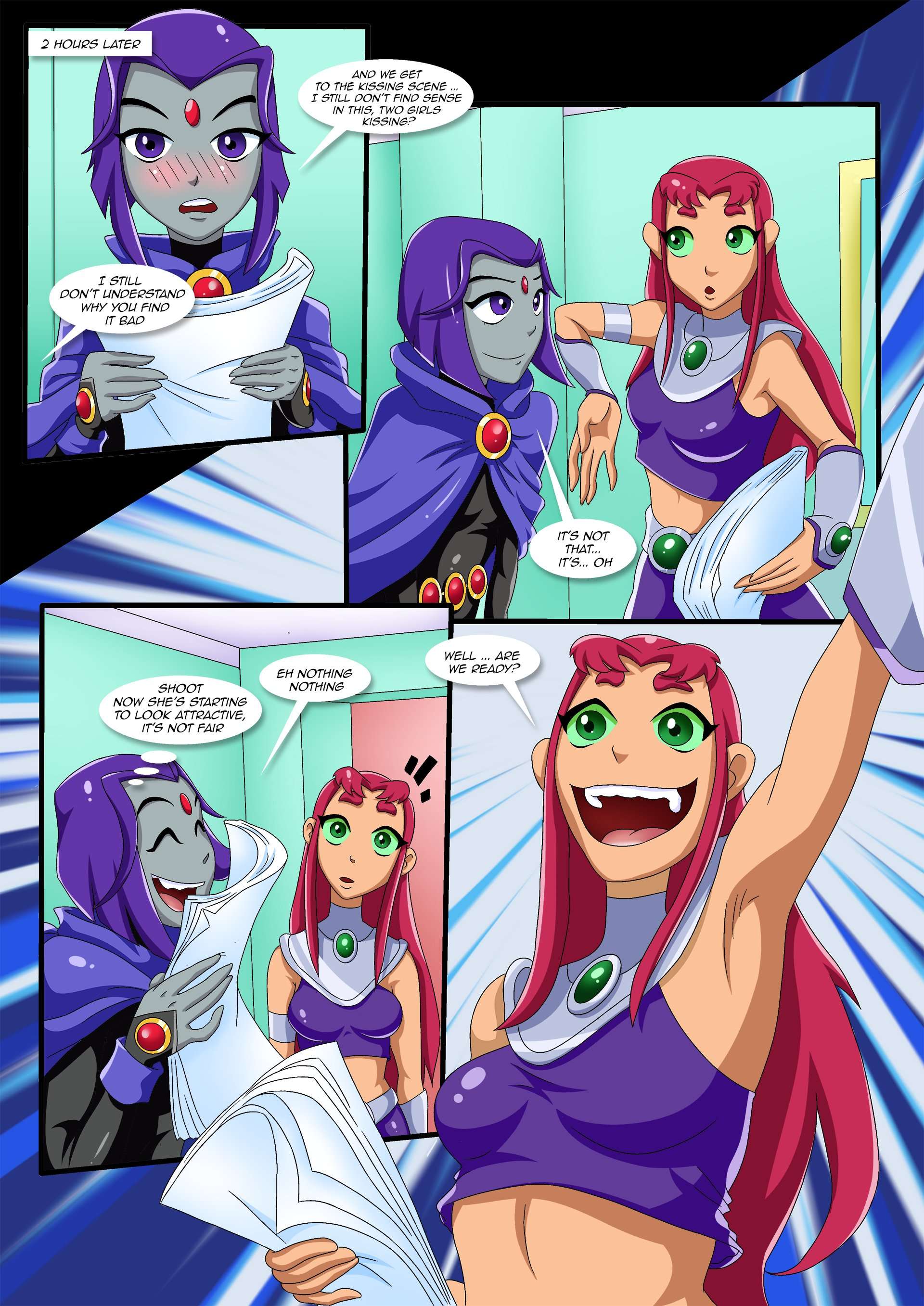 Let’s Try a Scene (Teen Titans) [PalComix] 1 . Let's Try a Scene - Chapter 1 (Teen Titans) [PalComix] – page 5