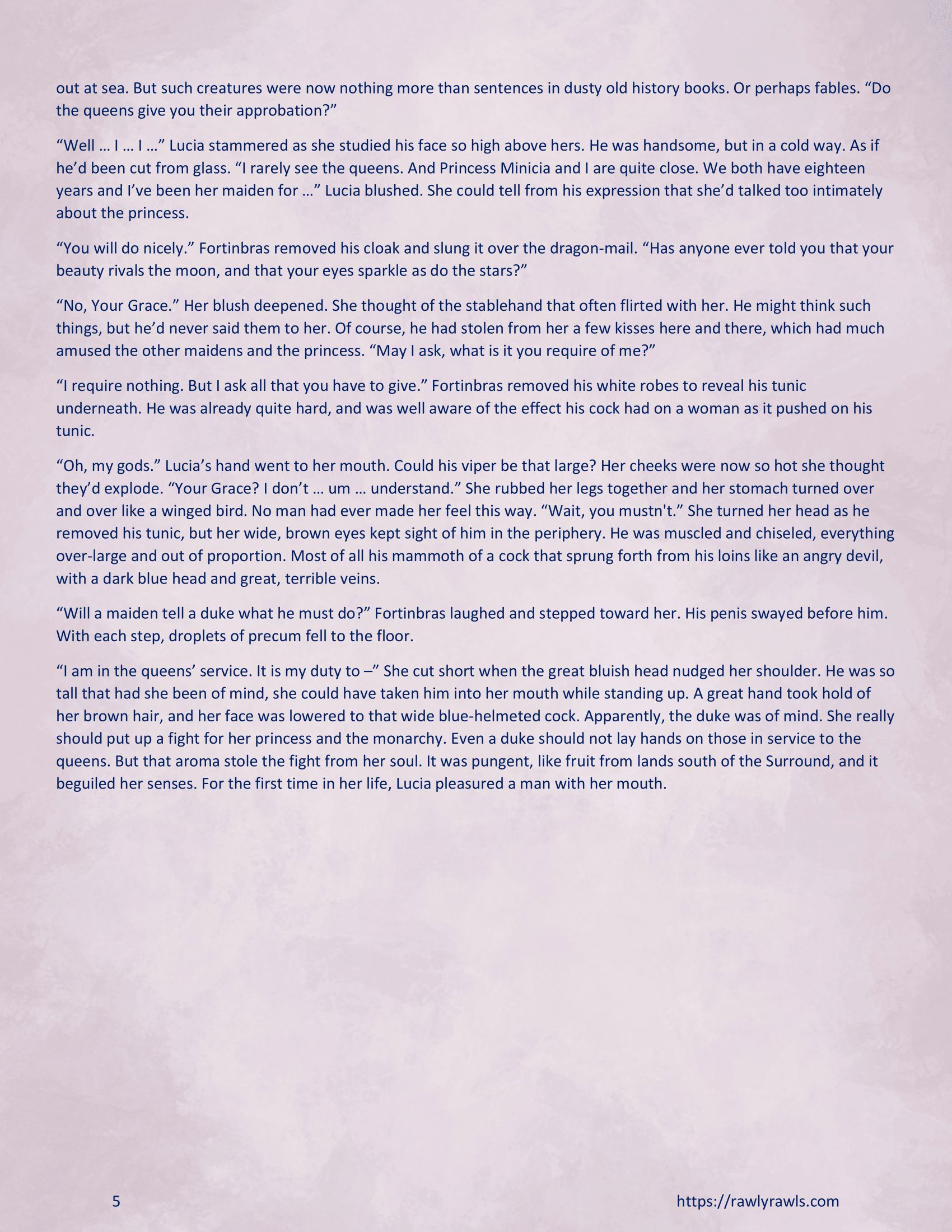 The Wicked Tower [RawlyRawls , SatanicFruitcake] 1 . The Wicked Tower - Chapter 1 [RawlyRawls , SatanicFruitcake] – page 5