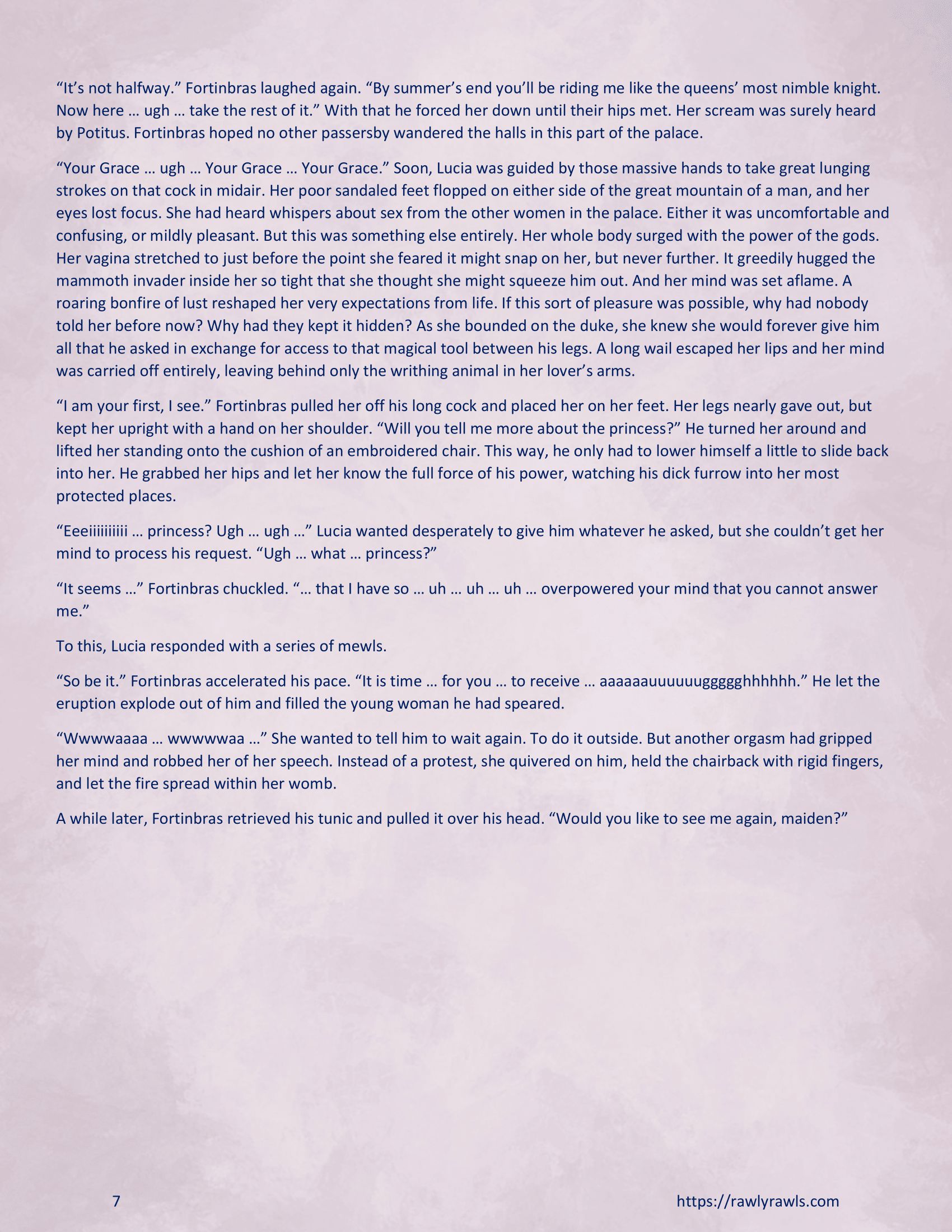The Wicked Tower [RawlyRawls , SatanicFruitcake] 1 . The Wicked Tower - Chapter 1 [RawlyRawls , SatanicFruitcake] – page 7