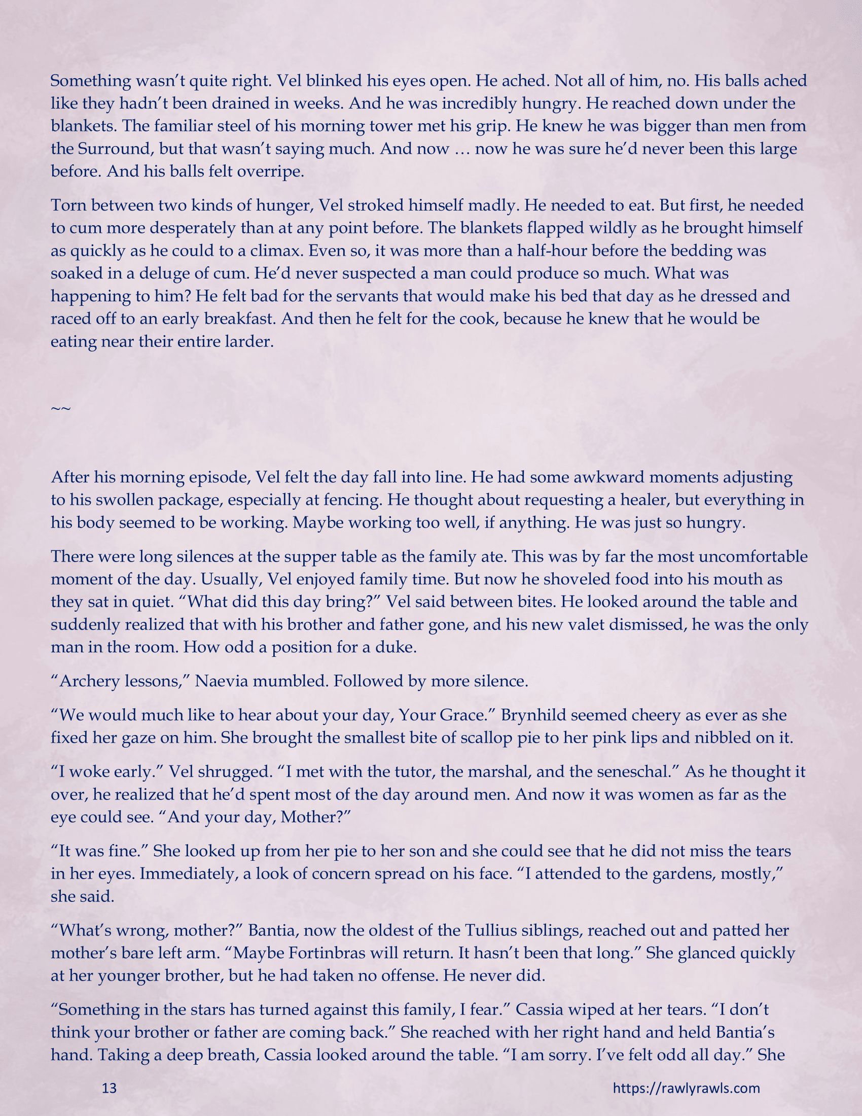 The Wicked Tower [RawlyRawls , SatanicFruitcake] 2 . The Wicked Tower - Chapter 2 [RawlyRawls , SatanicFruitcake] – page 13