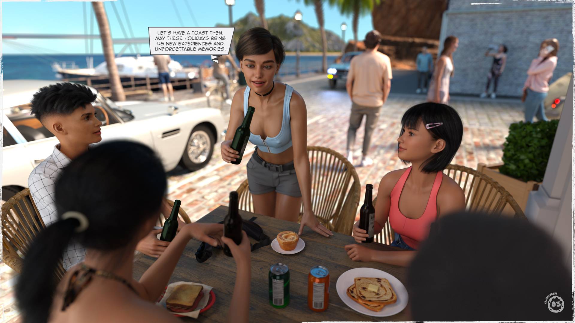 Summer Heat [Crispy Cheese] 1 . Summer Heat - Chapter 1 [Crispy Cheese] – page 3