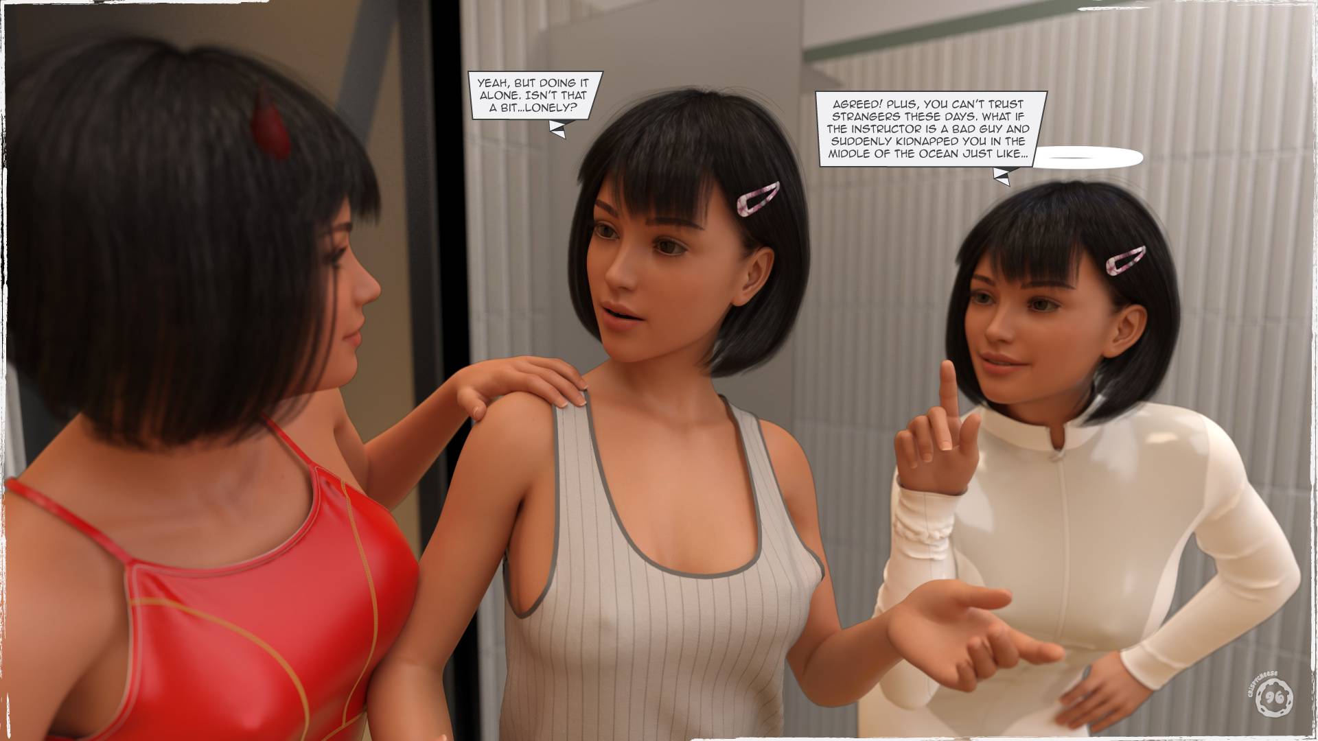 Summer Heat [Crispy Cheese] 1 . Summer Heat - Chapter 1 [Crispy Cheese] – page 96