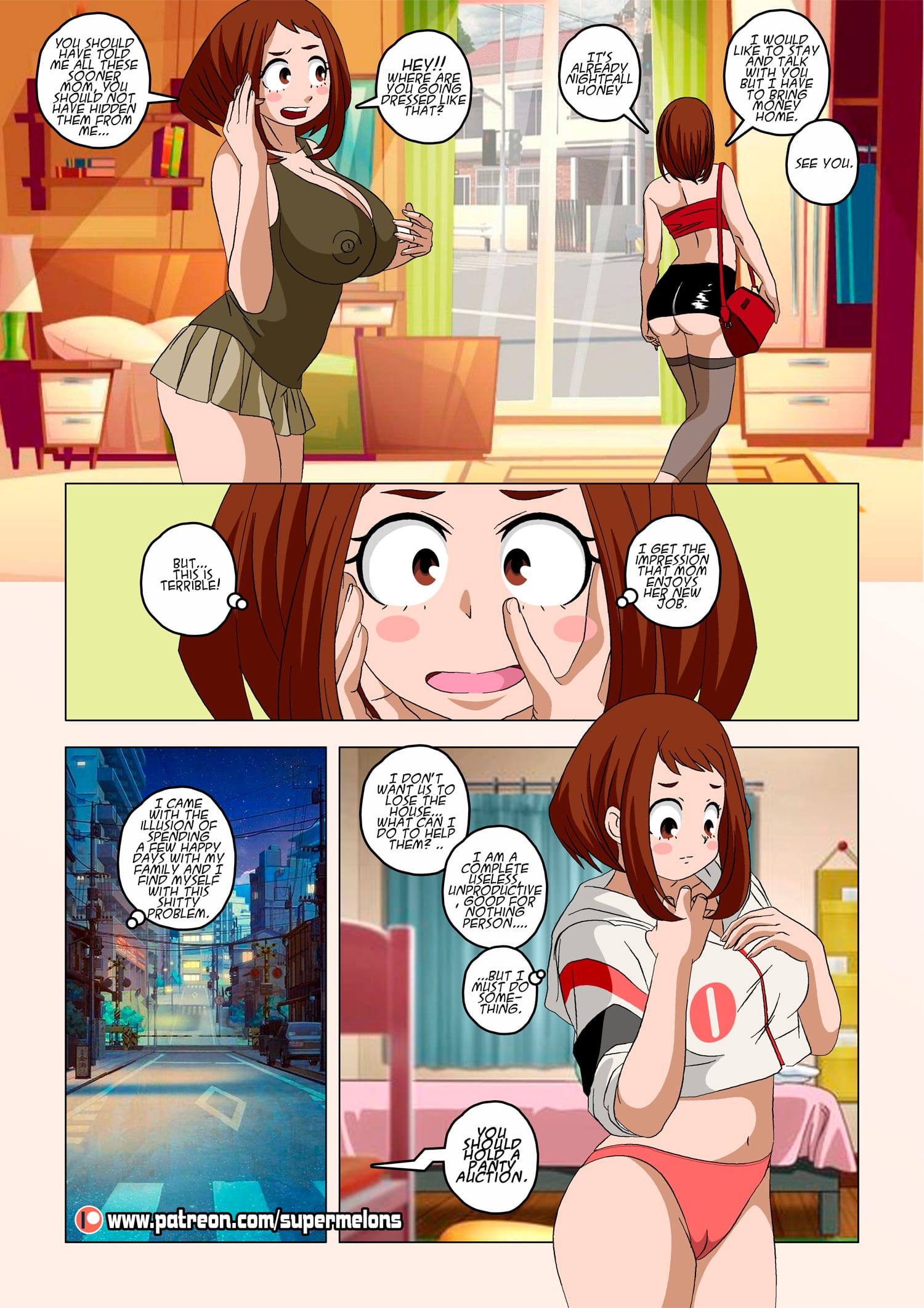 Back Home (My Hero Academia) [Super Melons] 1 . Back Home - Chapter 1 (My Hero Academia) [Super Melons] – page 7