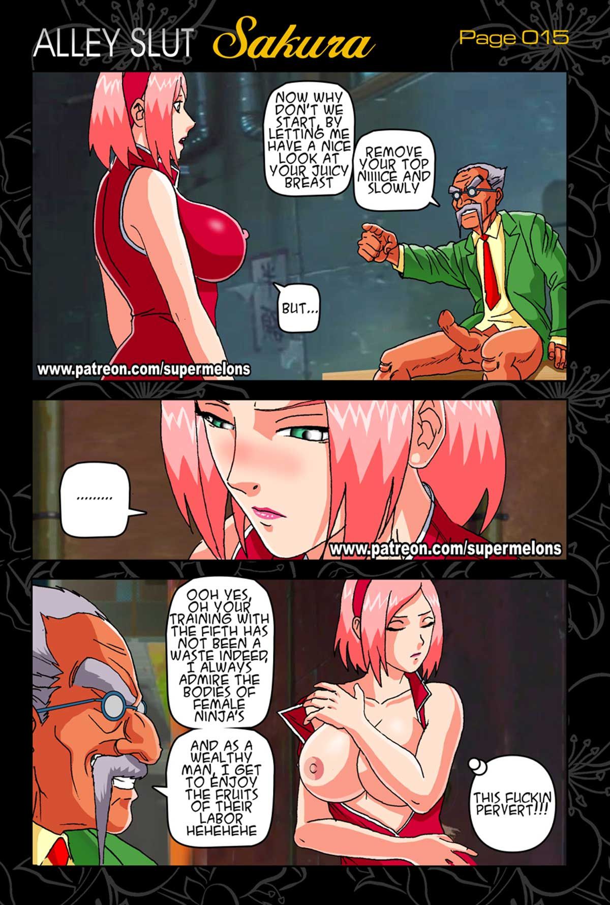 Alley Slut Sakura (Naruto) [Super Melons] 1 . Alley Slut Sakura - Chapter 1 (Naruto) [Super Melons] – page 17