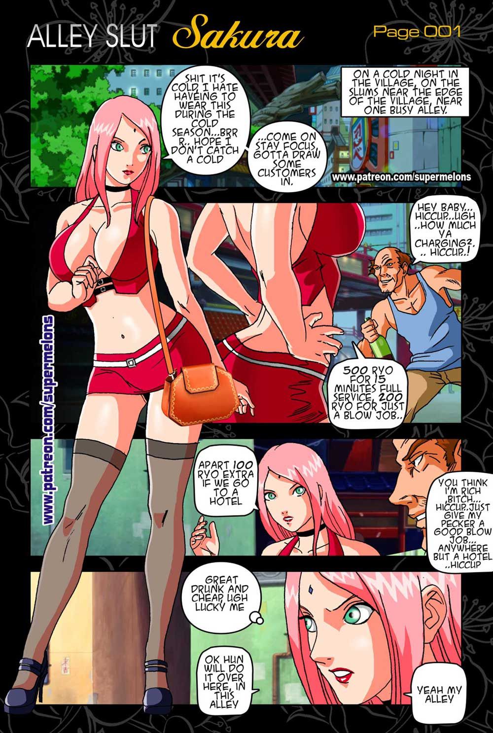 Alley Slut Sakura (Naruto) [Super Melons] 1 . Alley Slut Sakura - Chapter 1 (Naruto) [Super Melons] – page 3