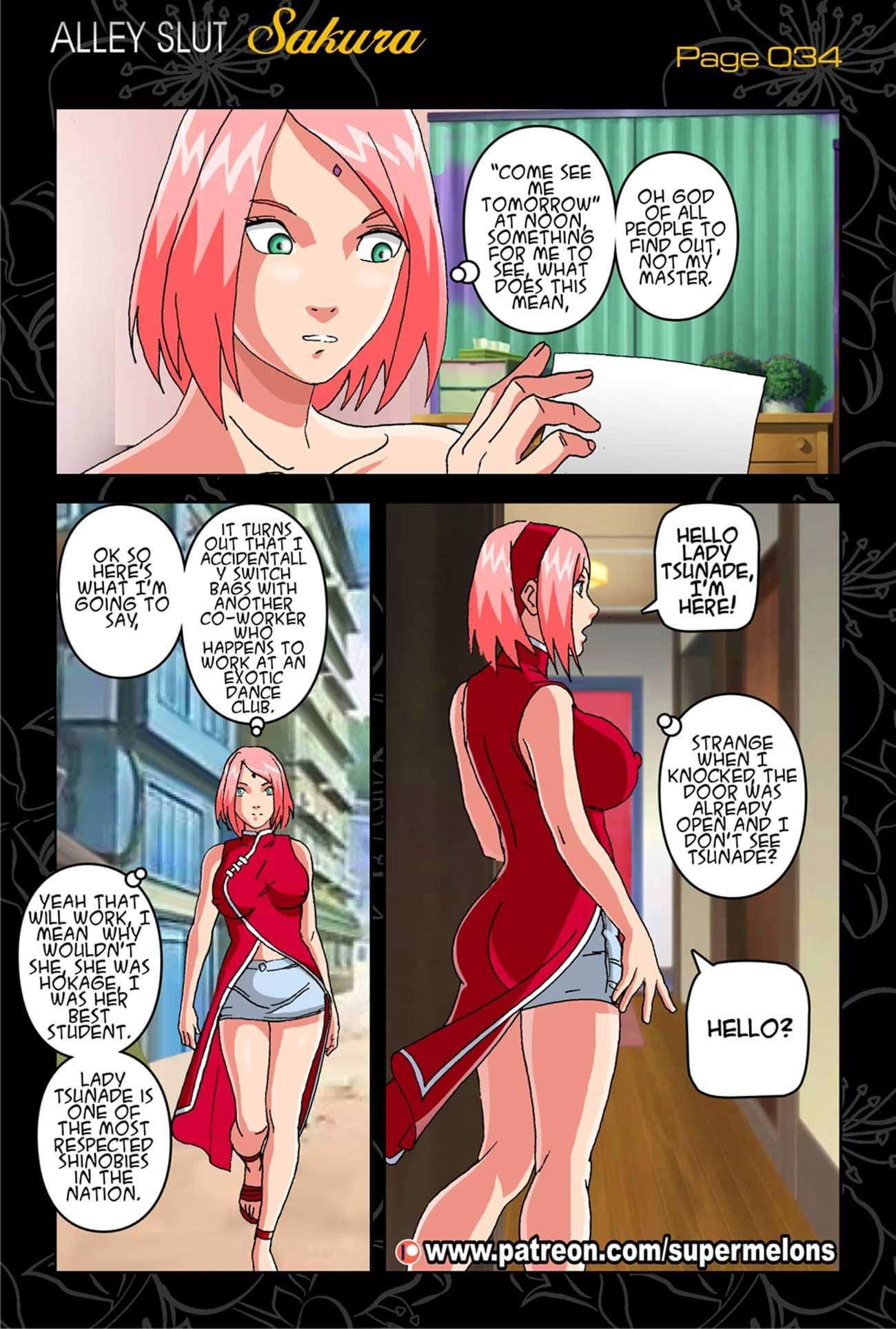Alley Slut Sakura (Naruto) [Super Melons] 1 . Alley Slut Sakura - Chapter 1 (Naruto) [Super Melons] – page 36