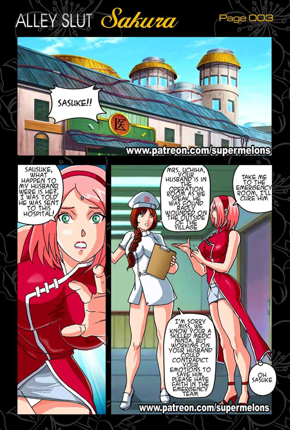 Alley Slut Sakura (Naruto) [Super Melons] 1 . Alley Slut Sakura - Chapter 1 (Naruto) [Super Melons] – page 5