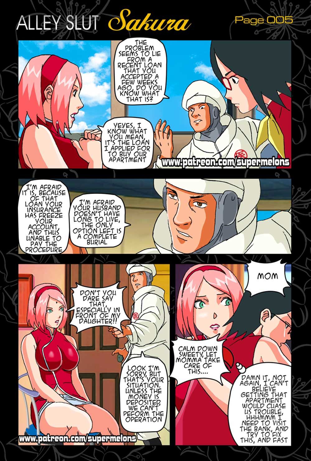 Alley Slut Sakura (Naruto) [Super Melons] 1 . Alley Slut Sakura - Chapter 1 (Naruto) [Super Melons] – page 7