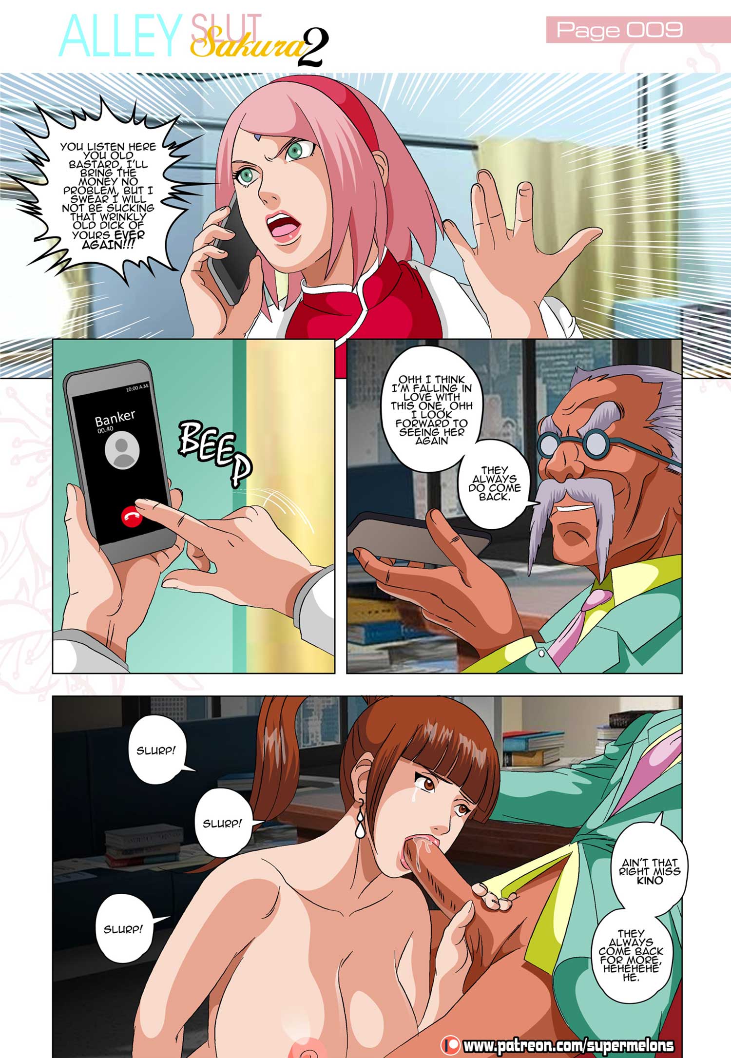 Alley Slut Sakura (Naruto) [Super Melons] 2 . Alley Slut Sakura - Chapter 2 (Naruto) [Super Melons] – page 10