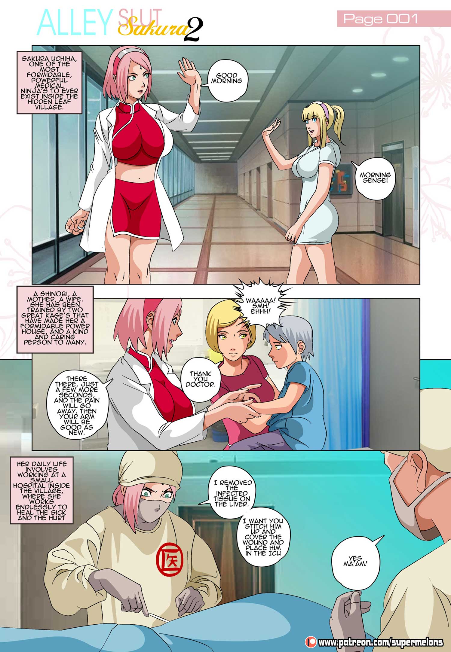 Alley Slut Sakura (Naruto) [Super Melons] 2 . Alley Slut Sakura - Chapter 2 (Naruto) [Super Melons] – page 2