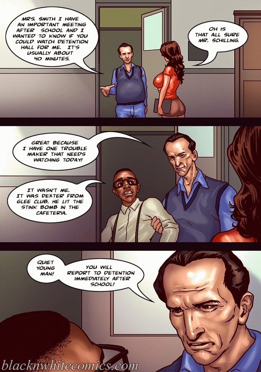 Detention [BlackNWhiteComics] 1 . Detention - Chapter 1 [BlackNWhiteComics] – page 23