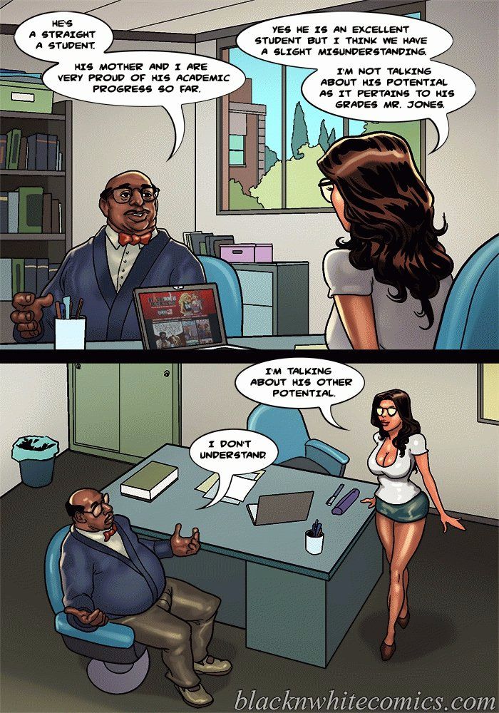 Detention [BlackNWhiteComics] 2 . Detention  - Chapter 2 [BlackNWhiteComics] – page 7