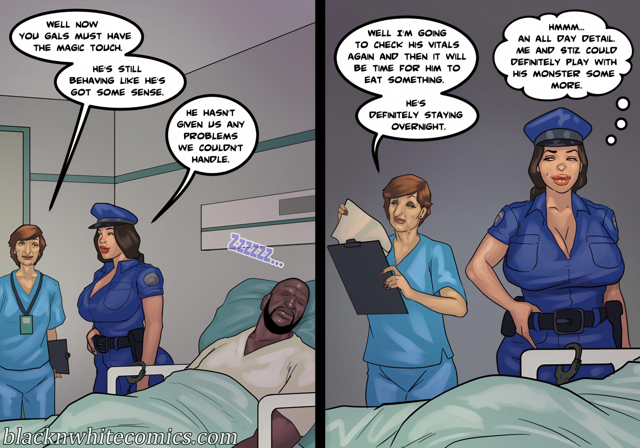 Detention [BlackNWhiteComics] 4 . Fuck 12 - Chapter 4 [BlackNWhiteComics] – page 142