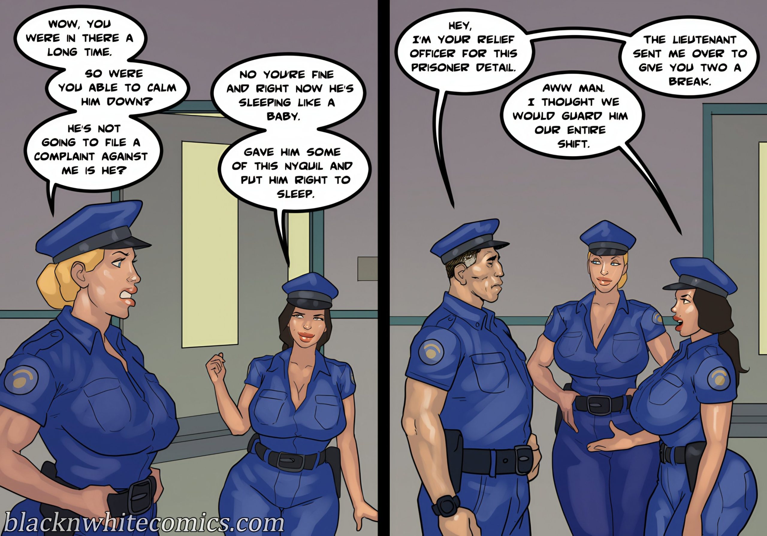 Detention [BlackNWhiteComics] 4 . Fuck 12 - Chapter 4 [BlackNWhiteComics] – page 143
