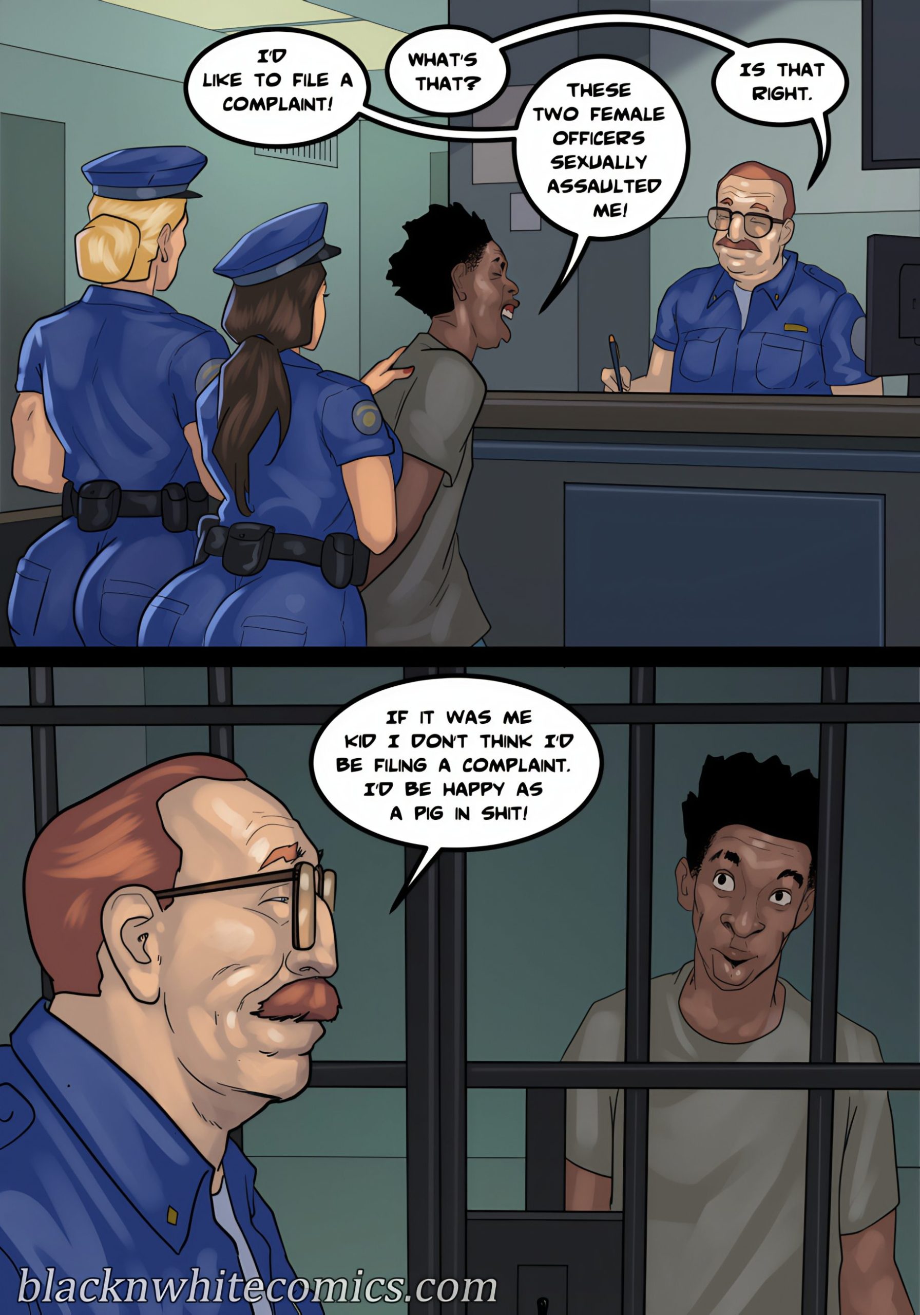 Detention [BlackNWhiteComics] 4 . Fuck 12 - Chapter 4 [BlackNWhiteComics] – page 71