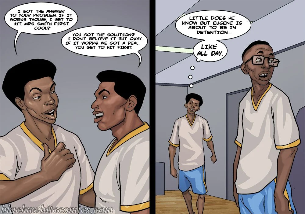 Detention [BlackNWhiteComics] 3 . Detention - Chapter 3 [BlackNWhiteComics] – page 48