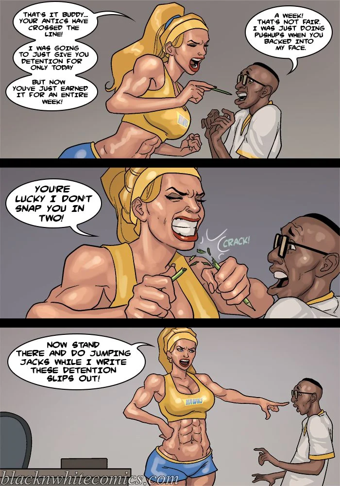 Detention [BlackNWhiteComics] 3 . Detention - Chapter 3 [BlackNWhiteComics] – page 61