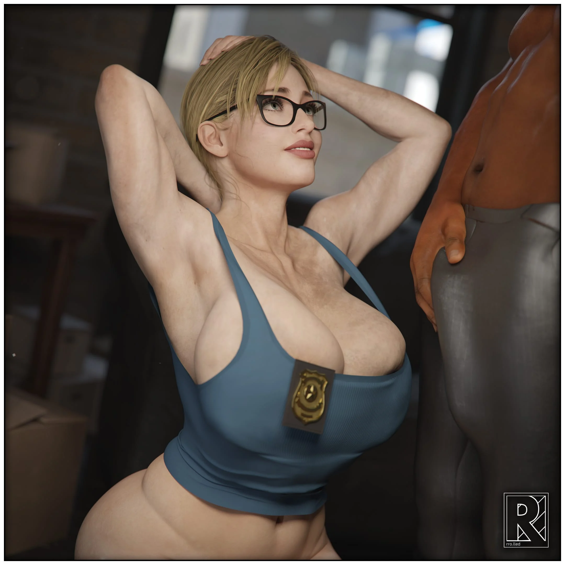 Officer Val – Creamy Promotion (Resident Evil) [Rro.lled] 2.5 . Officer Val - Creamy Persuasion - Textless - Chapter 2 (Resident Evil) [Rro.lled] – page 1