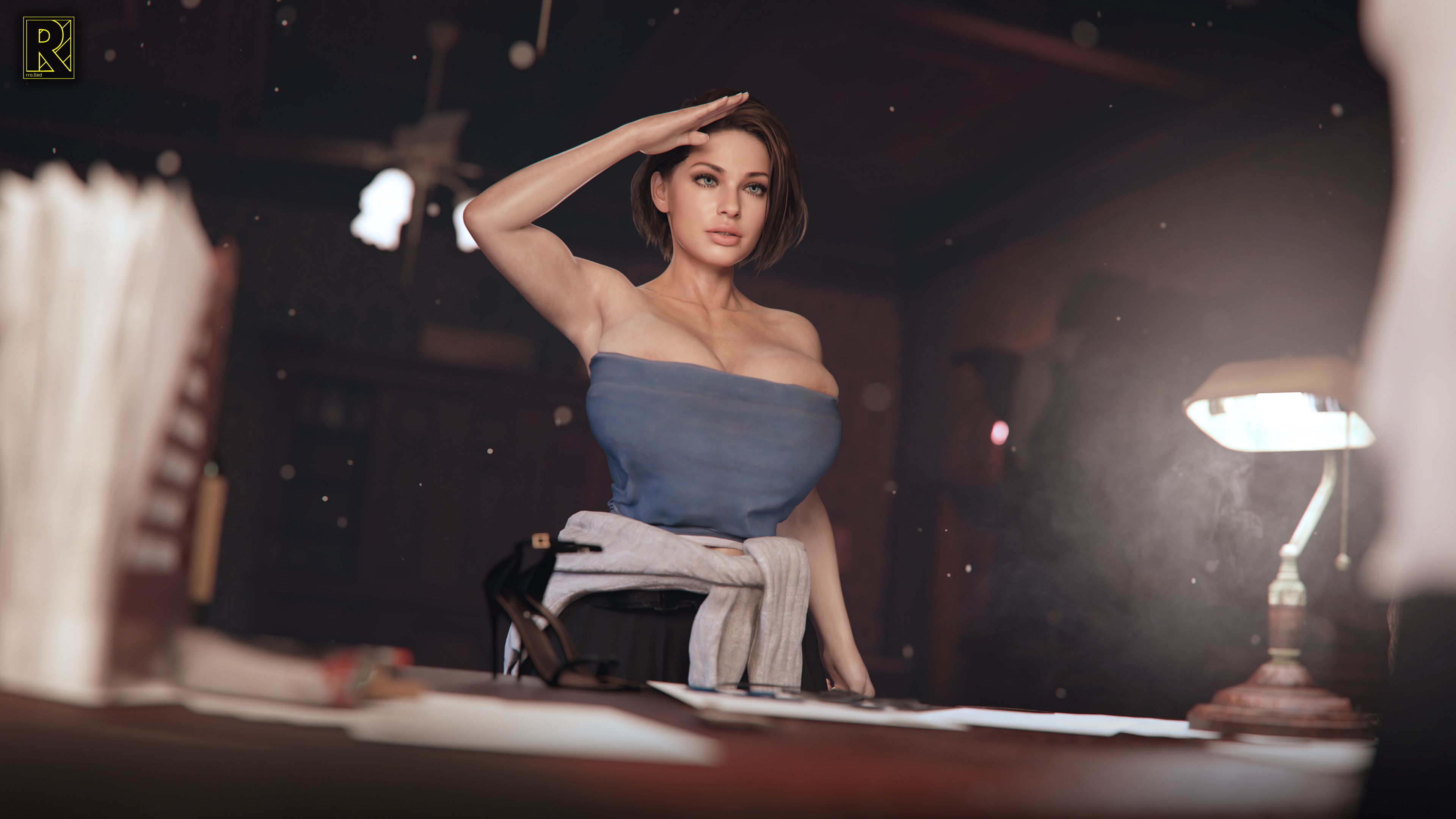 Officer Val – Creamy Promotion (Resident Evil) [Rro.lled] 1.5 . Officer Val - Creamy Promotion - Textless - Chapter 1 (Resident Evil) [Rro.lled] – page 1