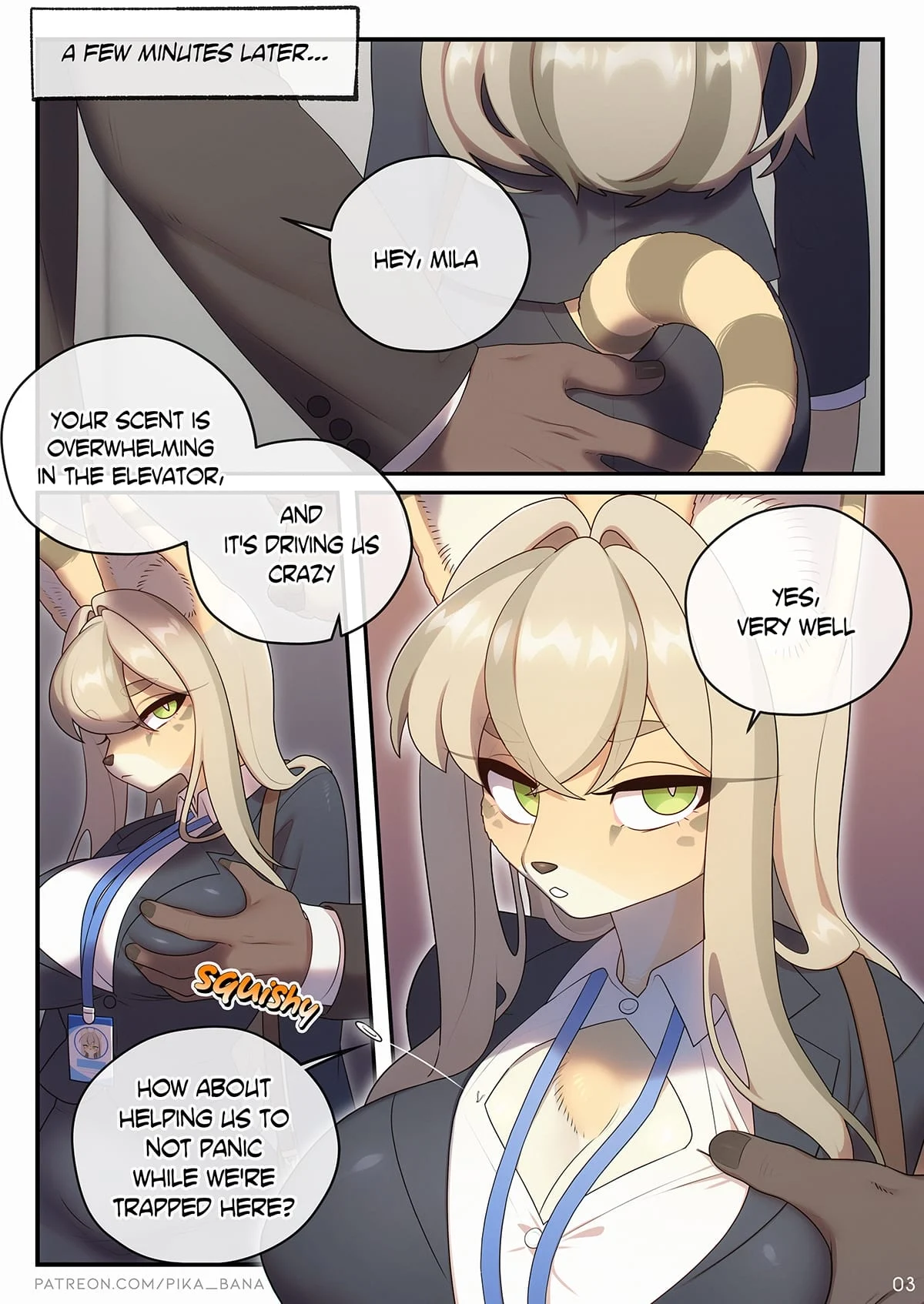 The Sexretary’s Work [Strong Bana] 2 . The Sexret Elevator - Chapter 2 [Strong Bana] – page 3
