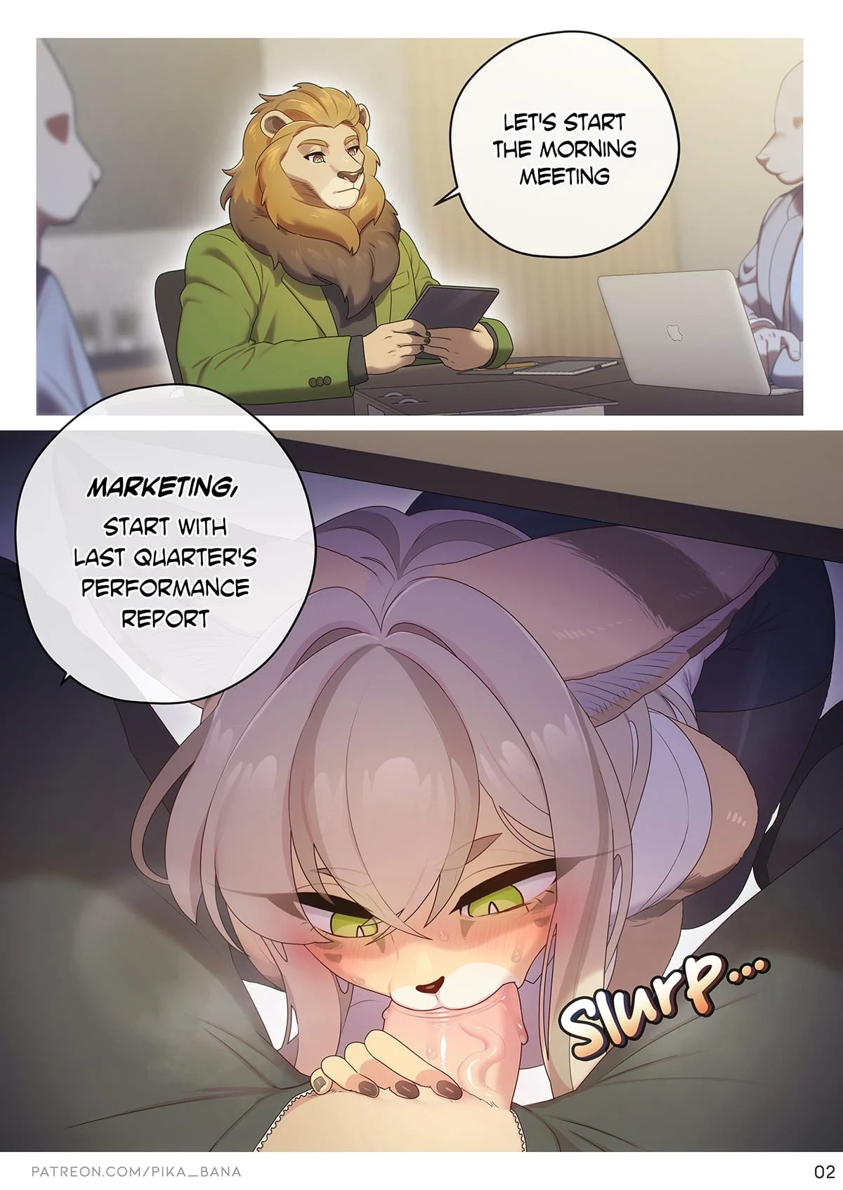 The Sexretary’s Work [Strong Bana] 1 . The Sexretary's Work - Chapter 1 [Strong Bana] – page 4